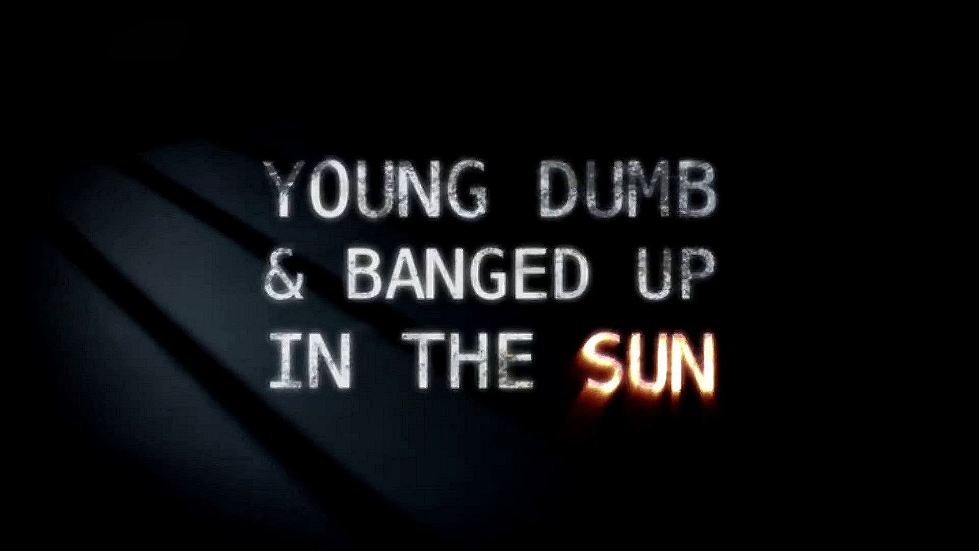 Young Dumb and Banged Up in the Sun Background