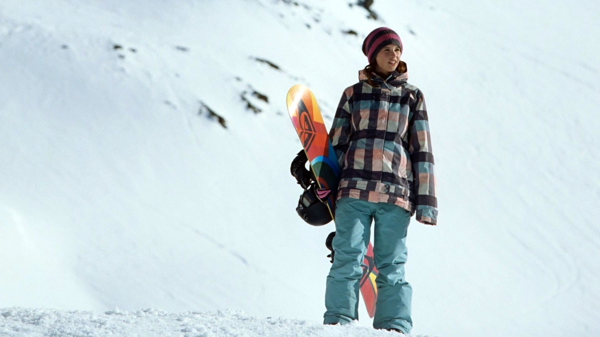 Chalet Girl Background