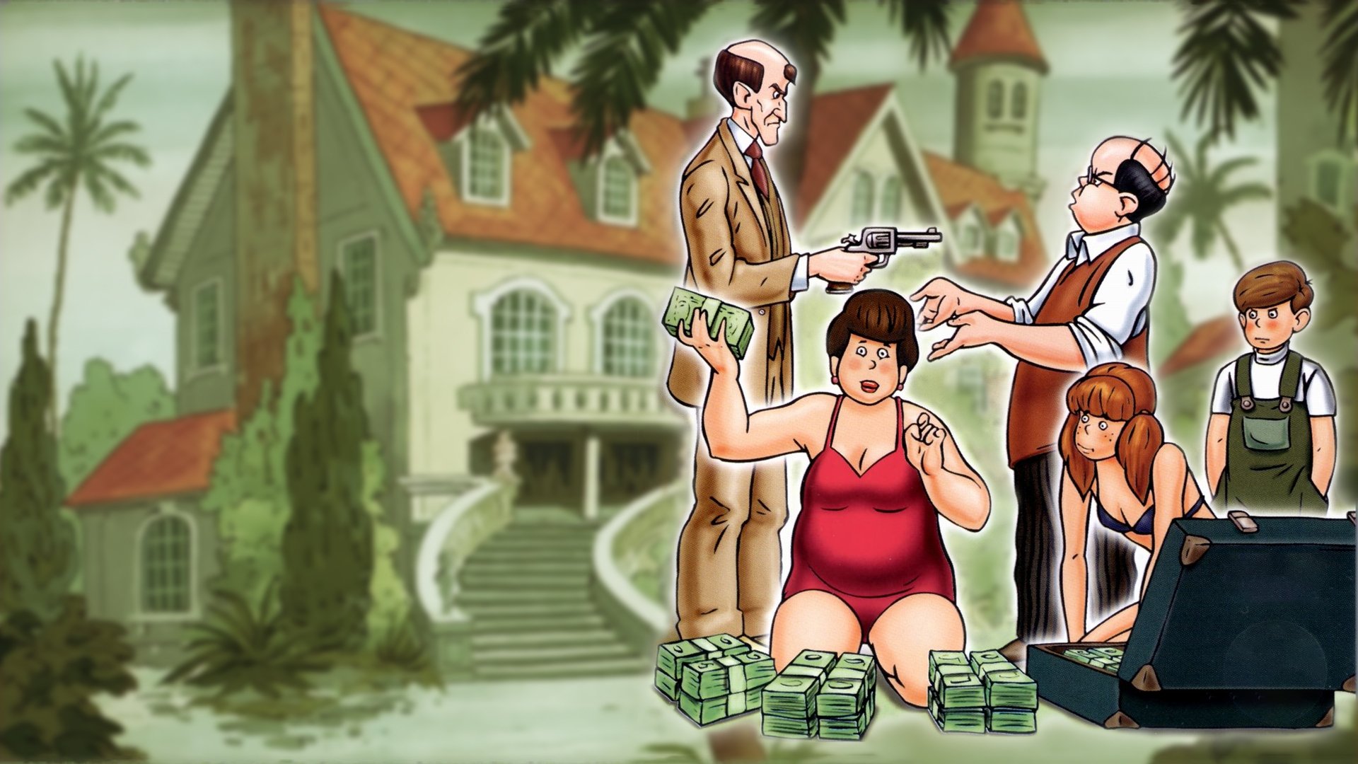 The Mézga Family is on Holiday Background