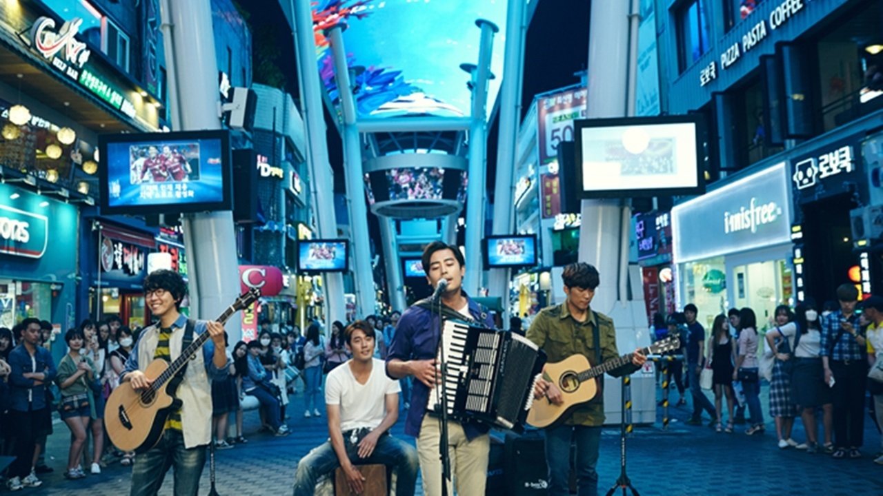 Blue Busking Background