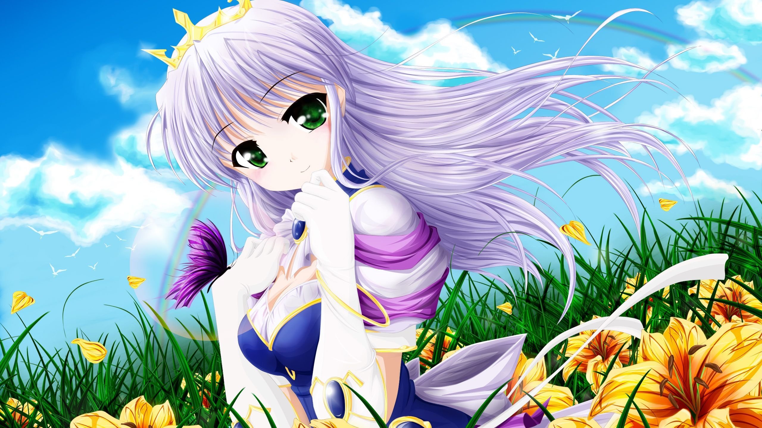 Brighter Than the Dawning Blue Background