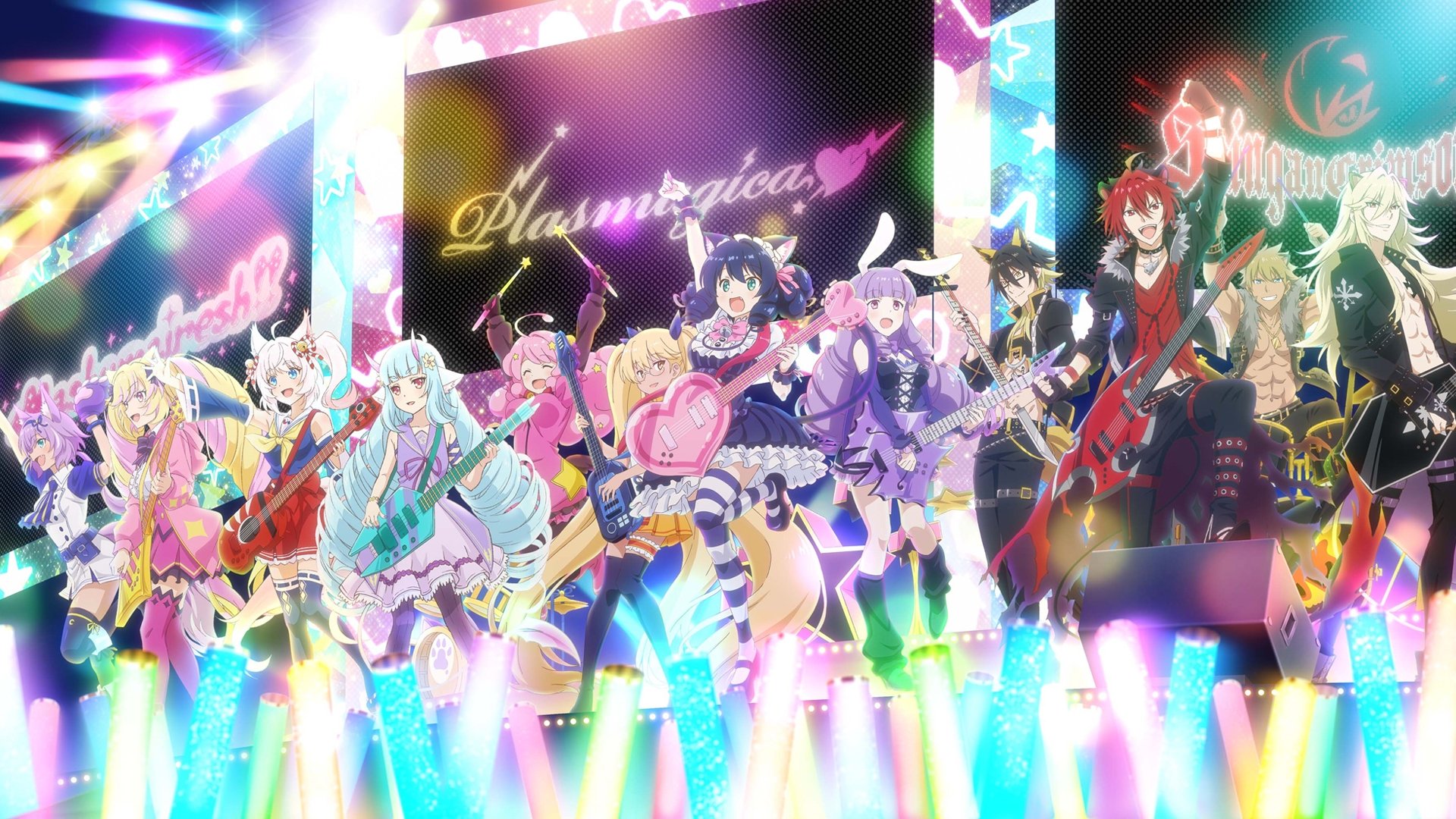 Show by Rock!! Mashumairesh!! Background