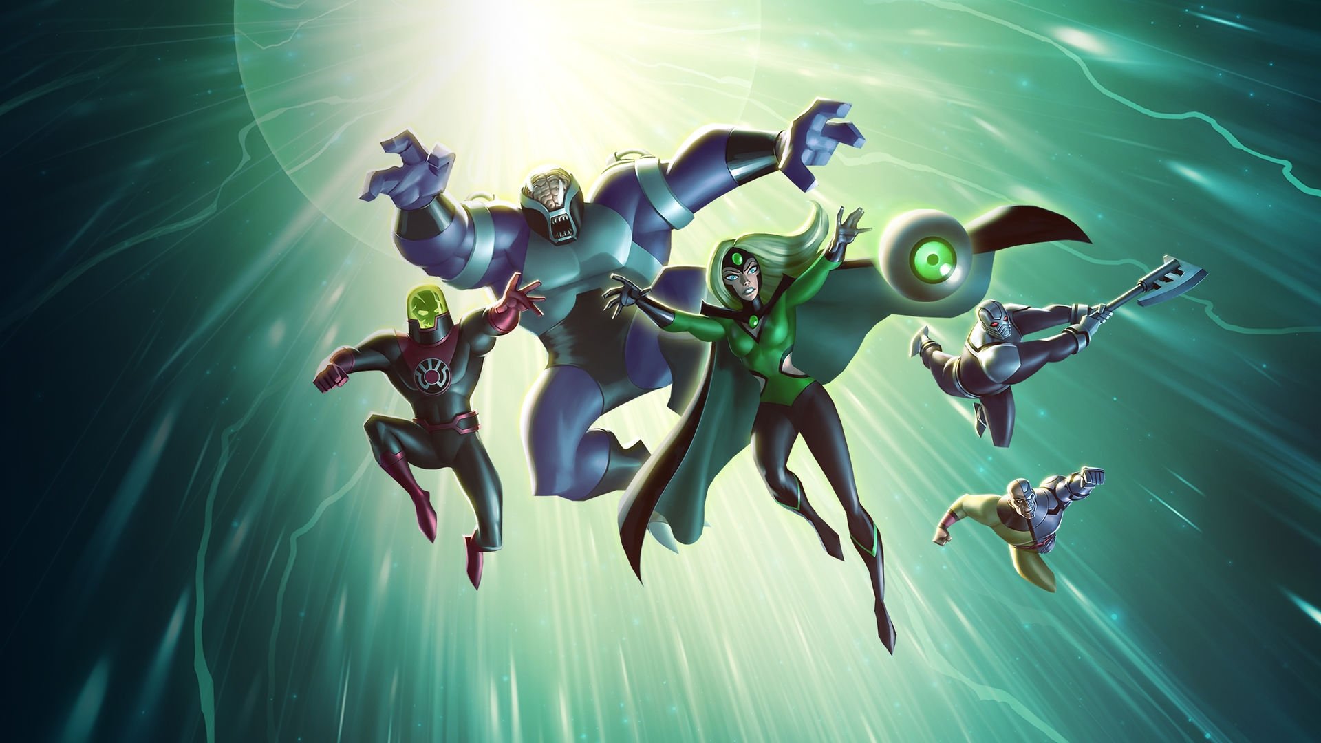 Justice League vs. the Fatal Five Background