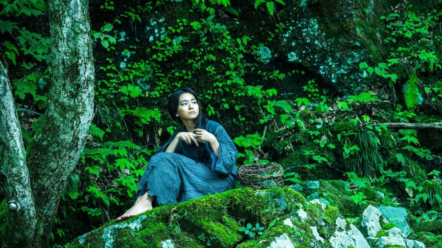 Mountain Woman Background