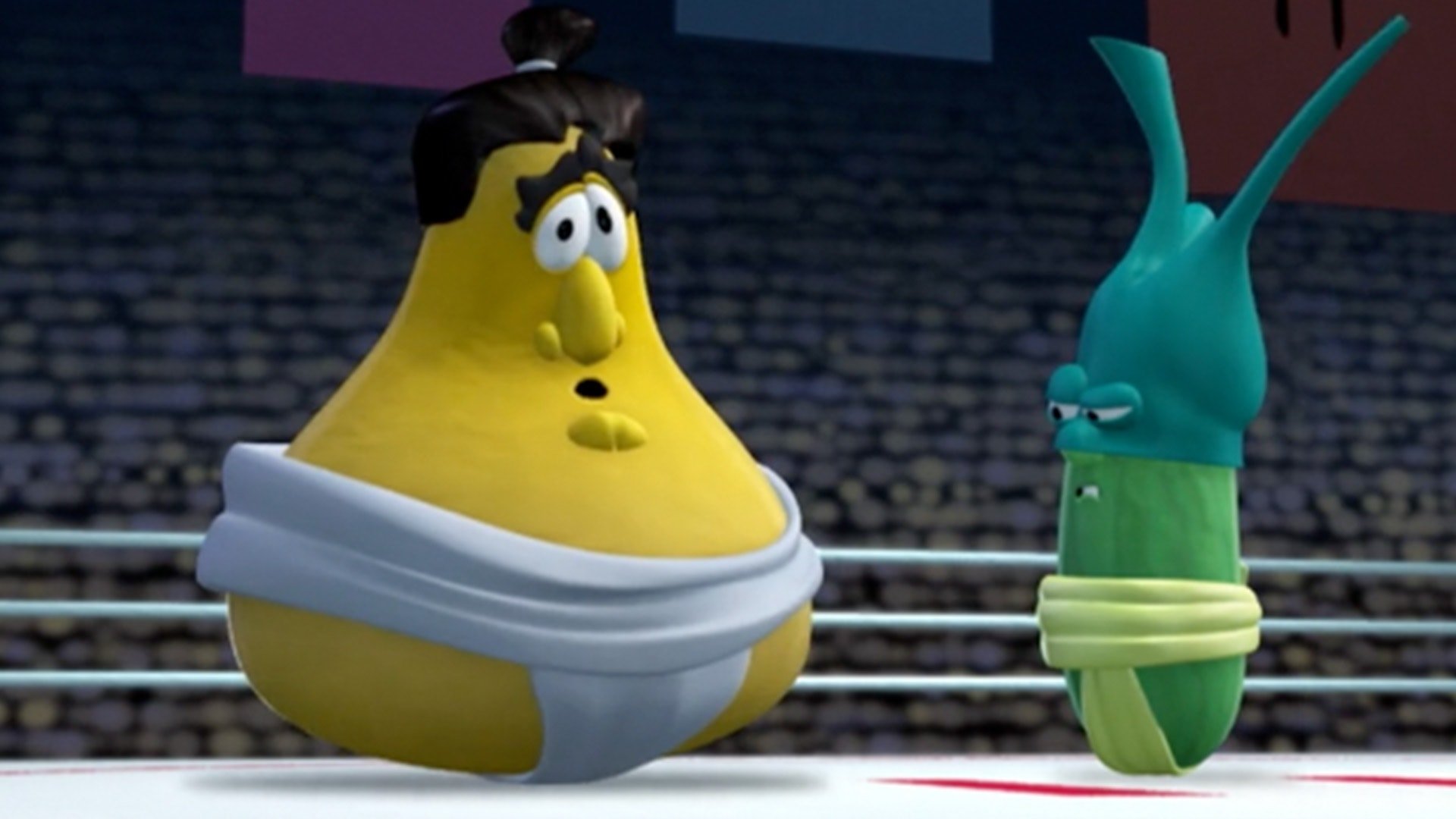 VeggieTales: Sumo of the Opera Background