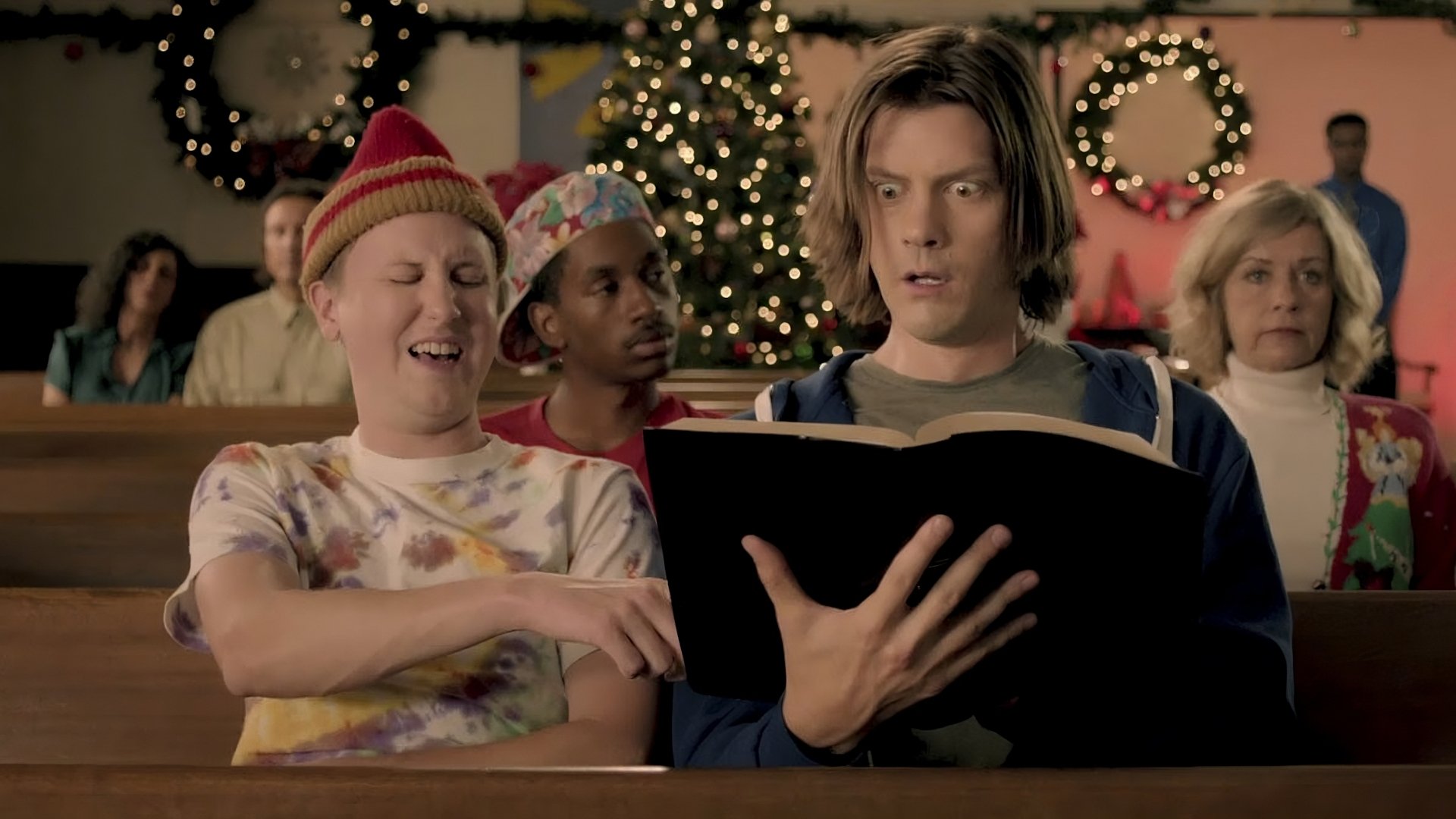 Trevor Moore: High In Church Background