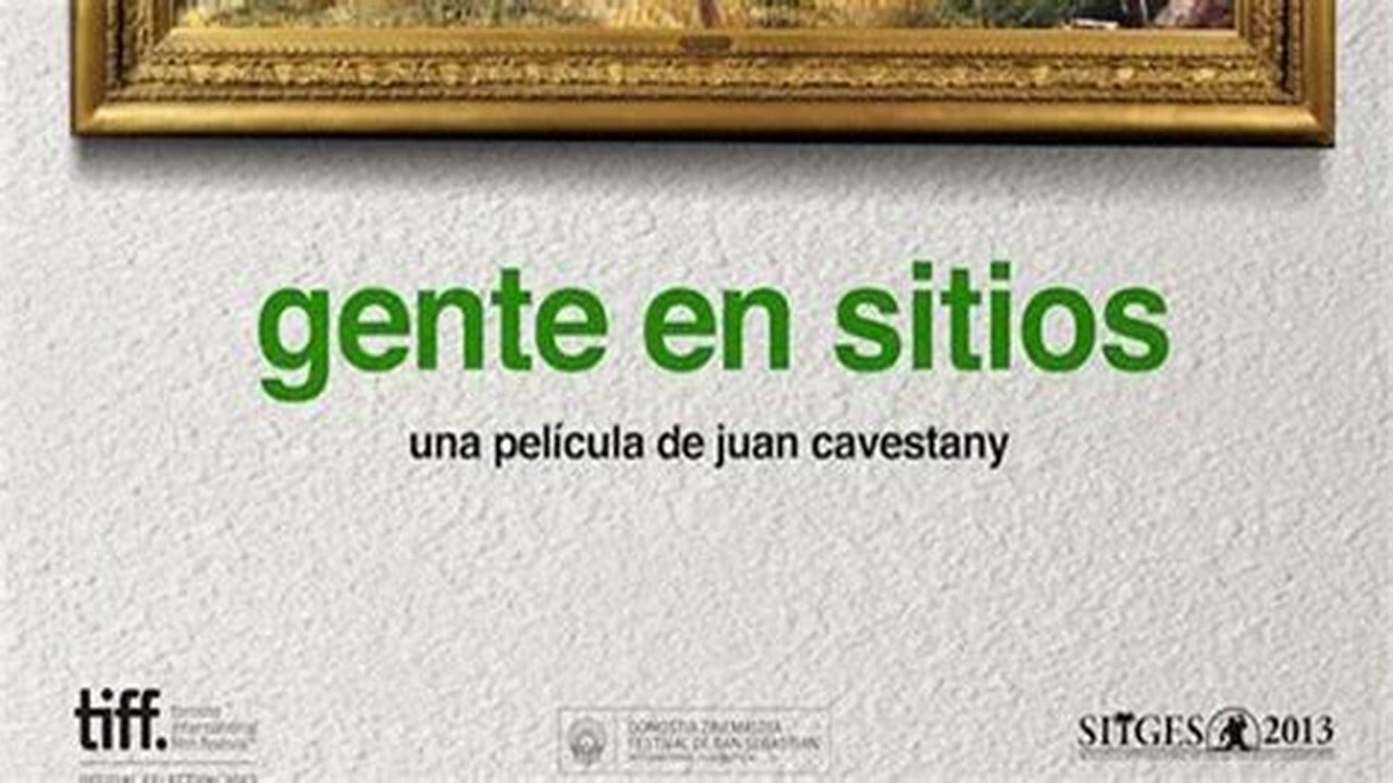 Gente en sitios Background