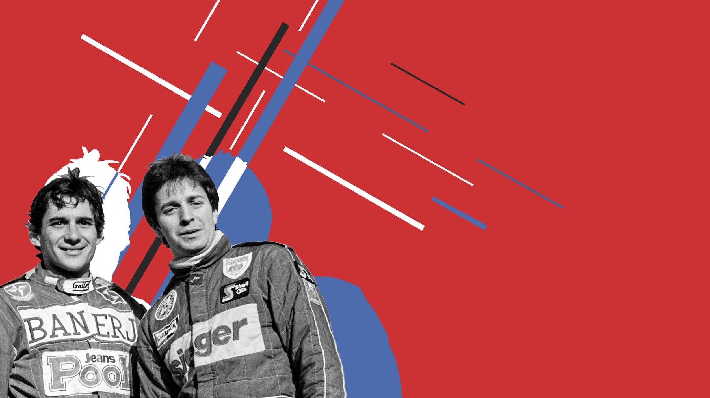 Senna vs Brundle Background