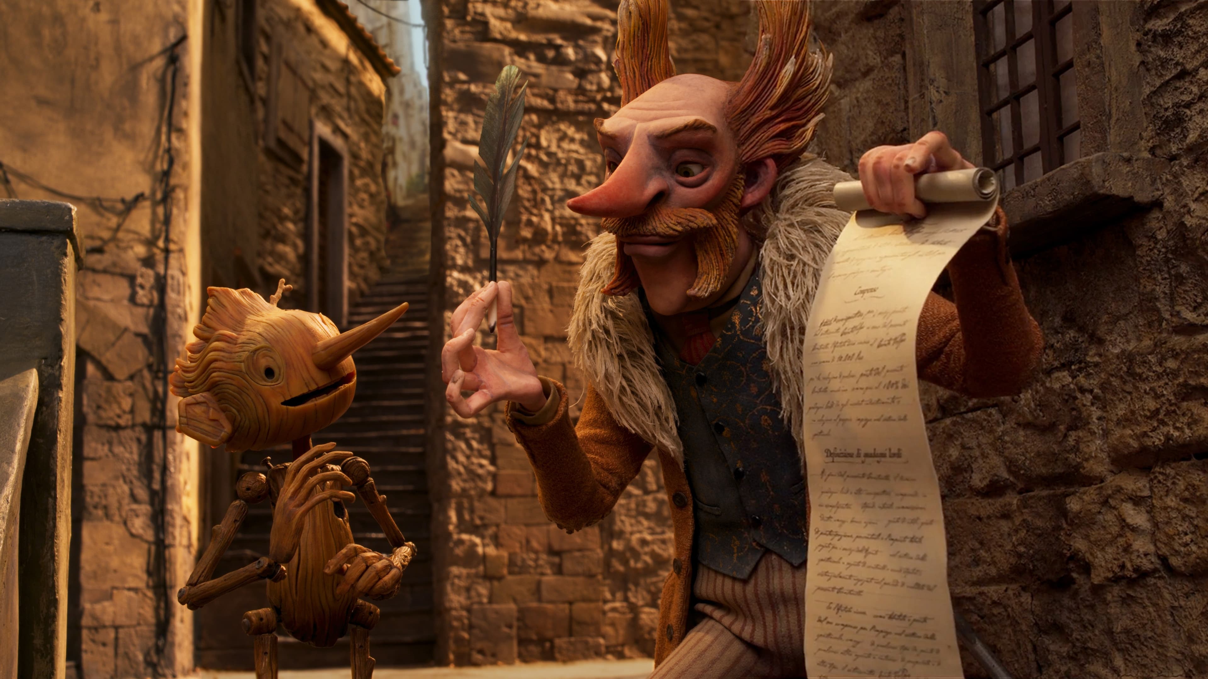 Guillermo del Toro's Pinocchio Background