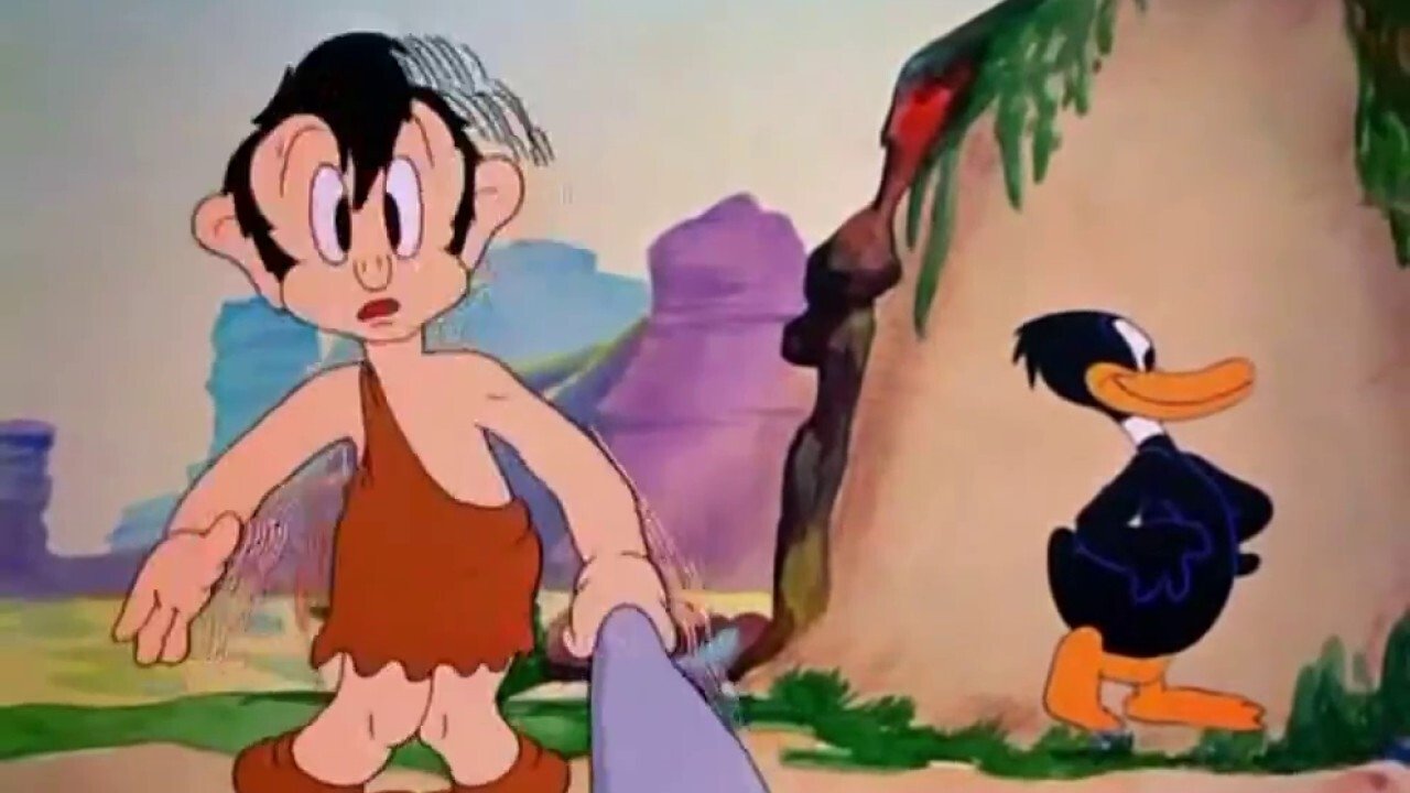 Daffy Duck and the Dinosaur Background