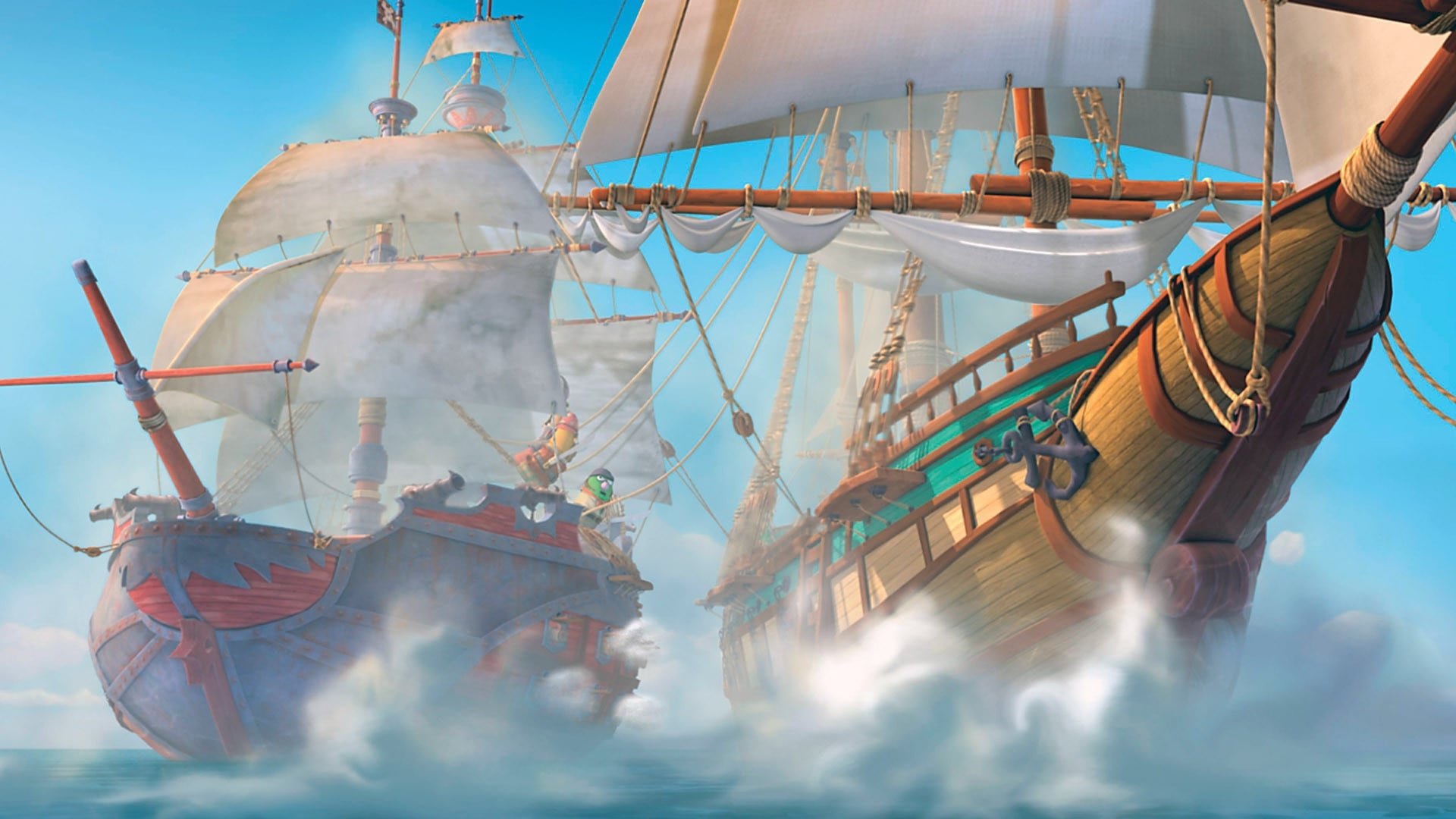 The Pirates Who Don't Do Anything: A VeggieTales Movie Background