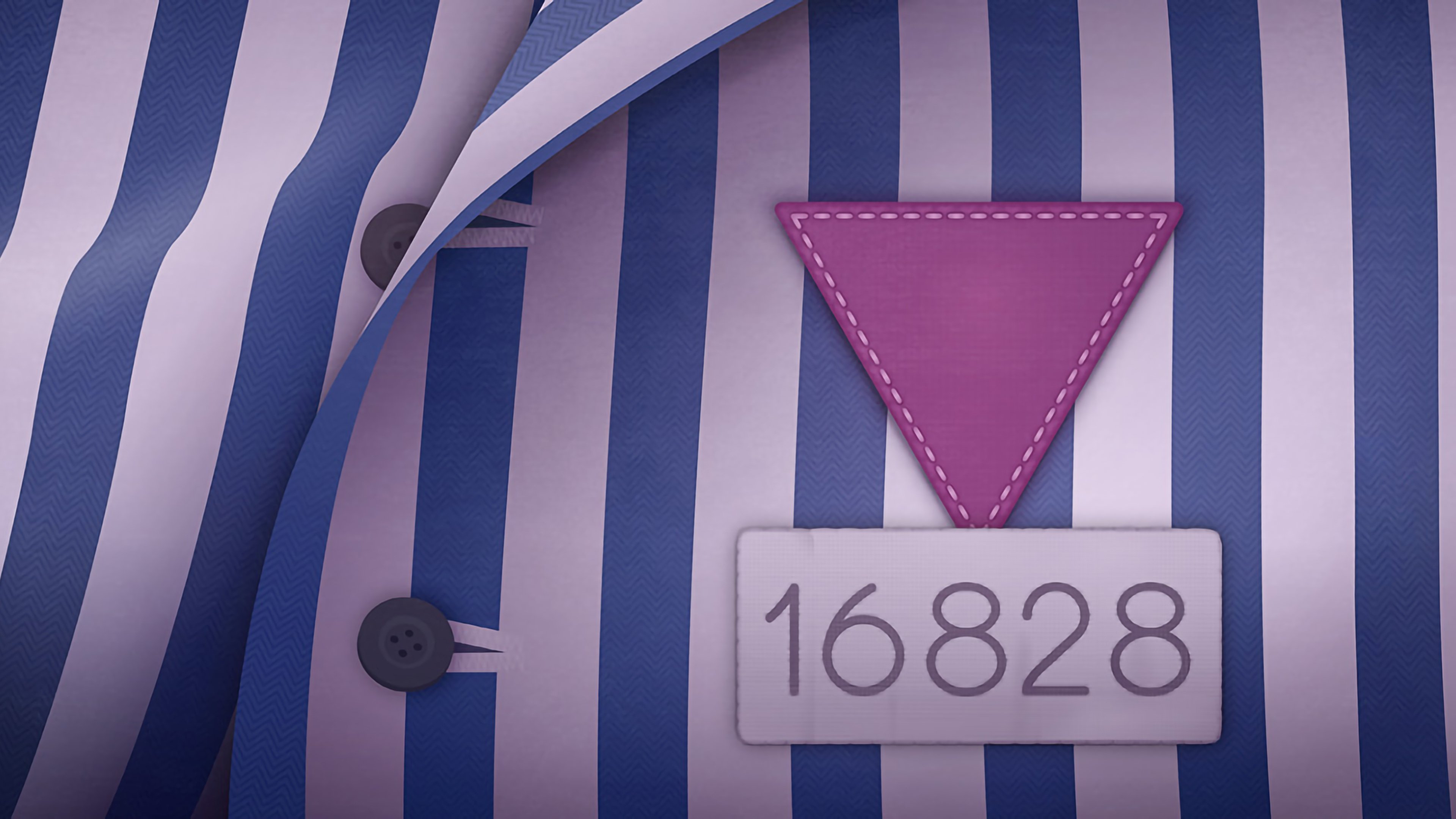 Purple Triangles Background