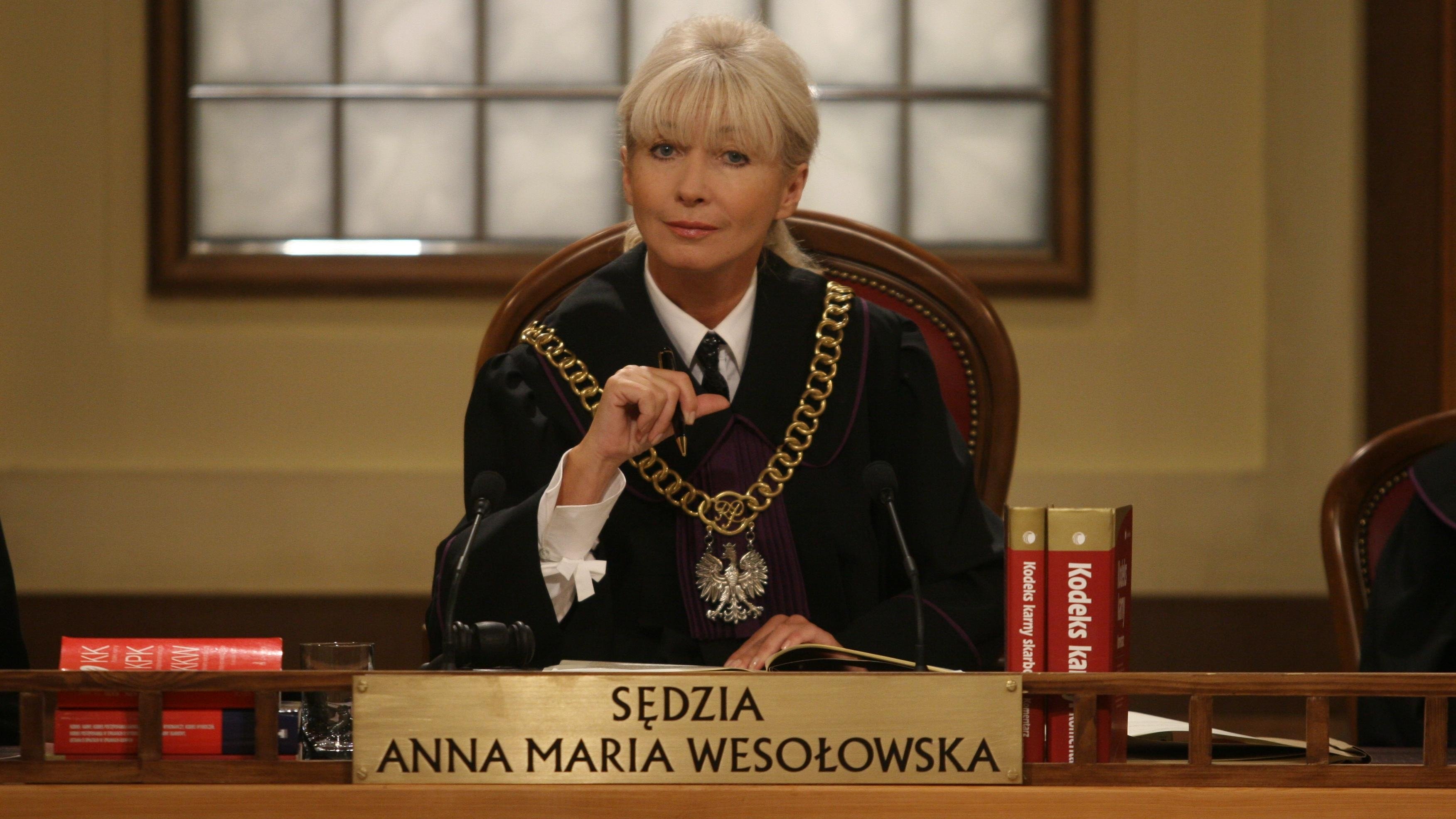 Sędzia Anna Maria Wesołowska Background