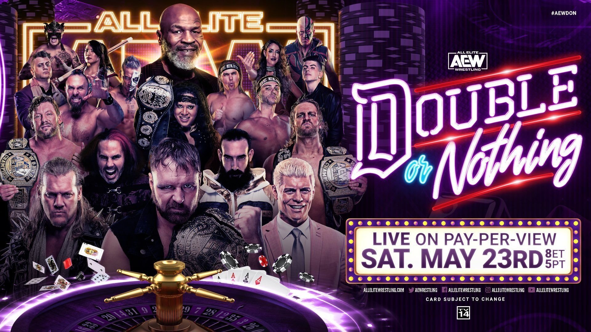 AEW Double or Nothing Background