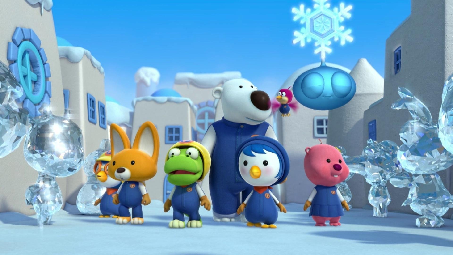 Pororo: The Snow Fairy Village Adventure Background