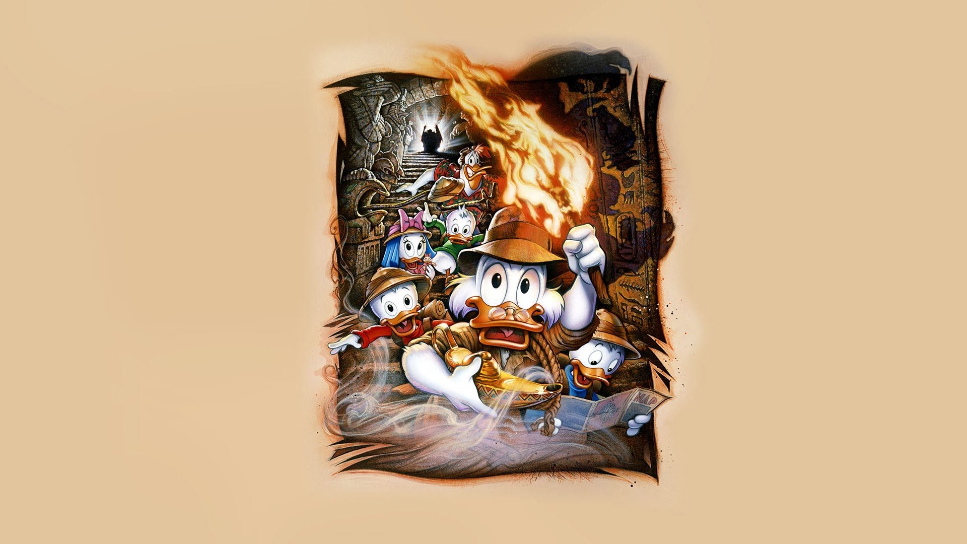 DuckTales: The Movie - Treasure of the Lost Lamp Background
