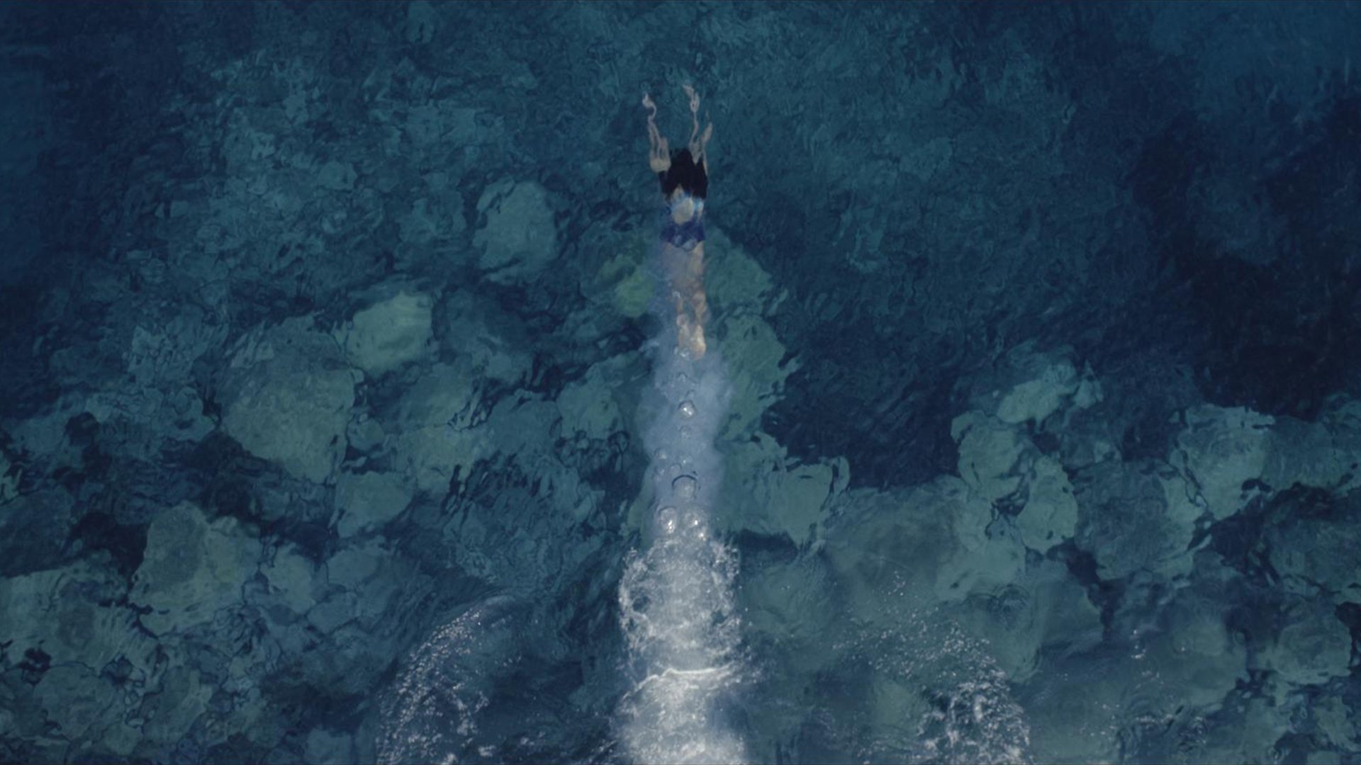Into the Blue Background