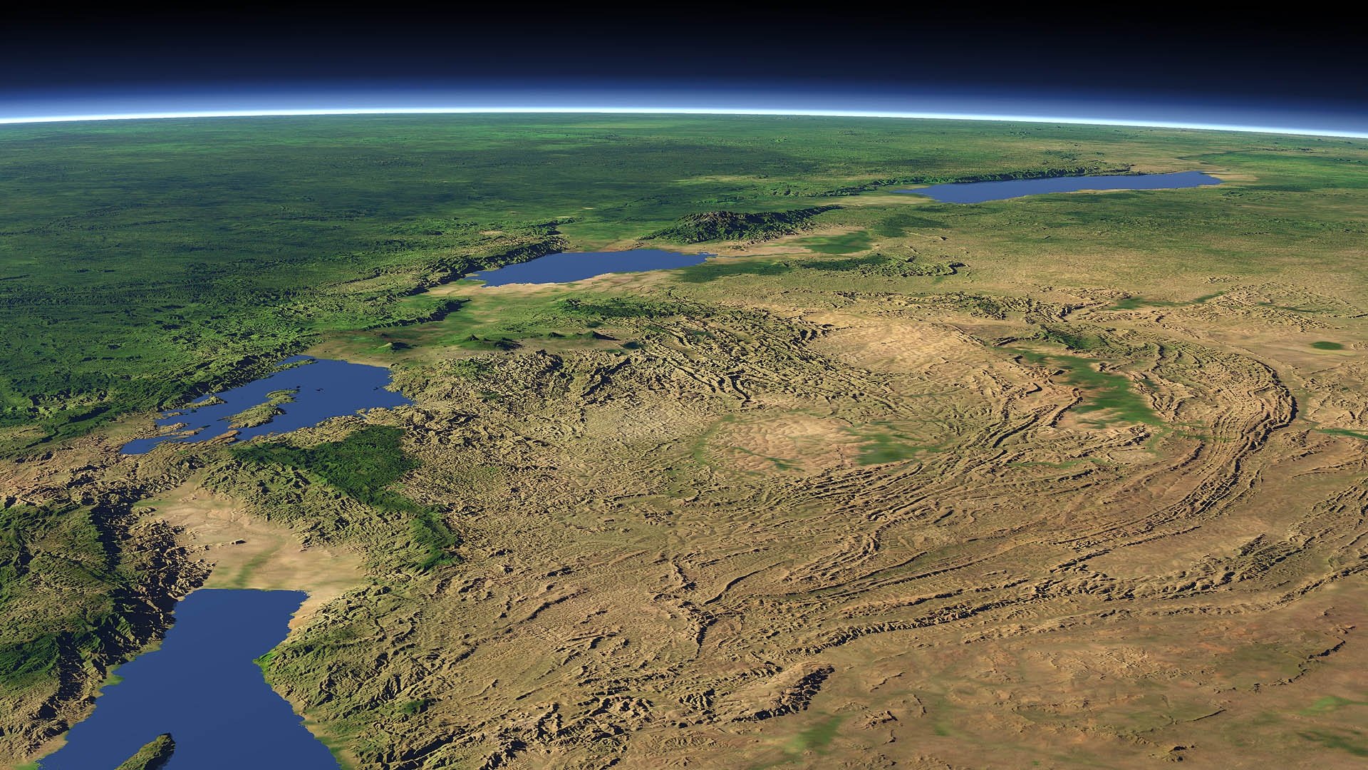 The Great Rift: Africa's Wild Heart Background