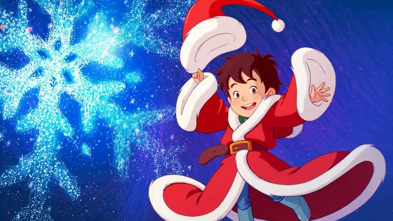 The Magic Snowflake Background