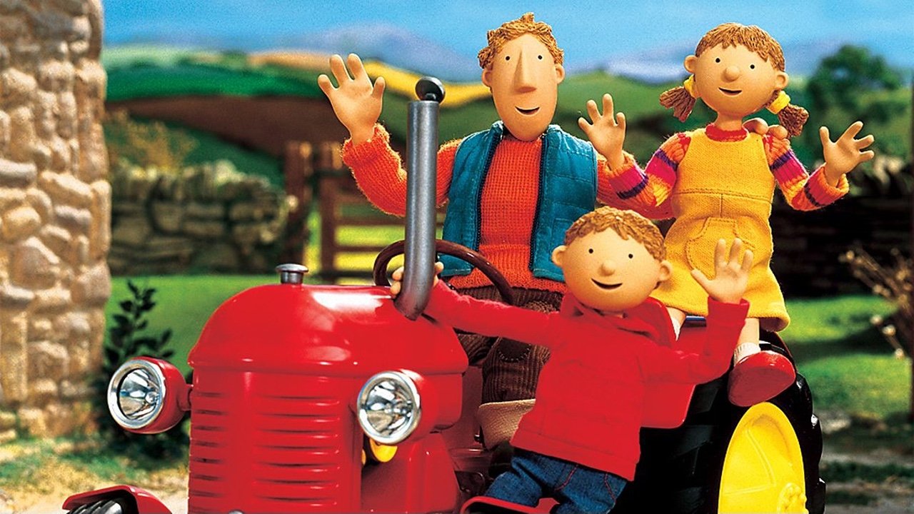 Little Red Tractor Background