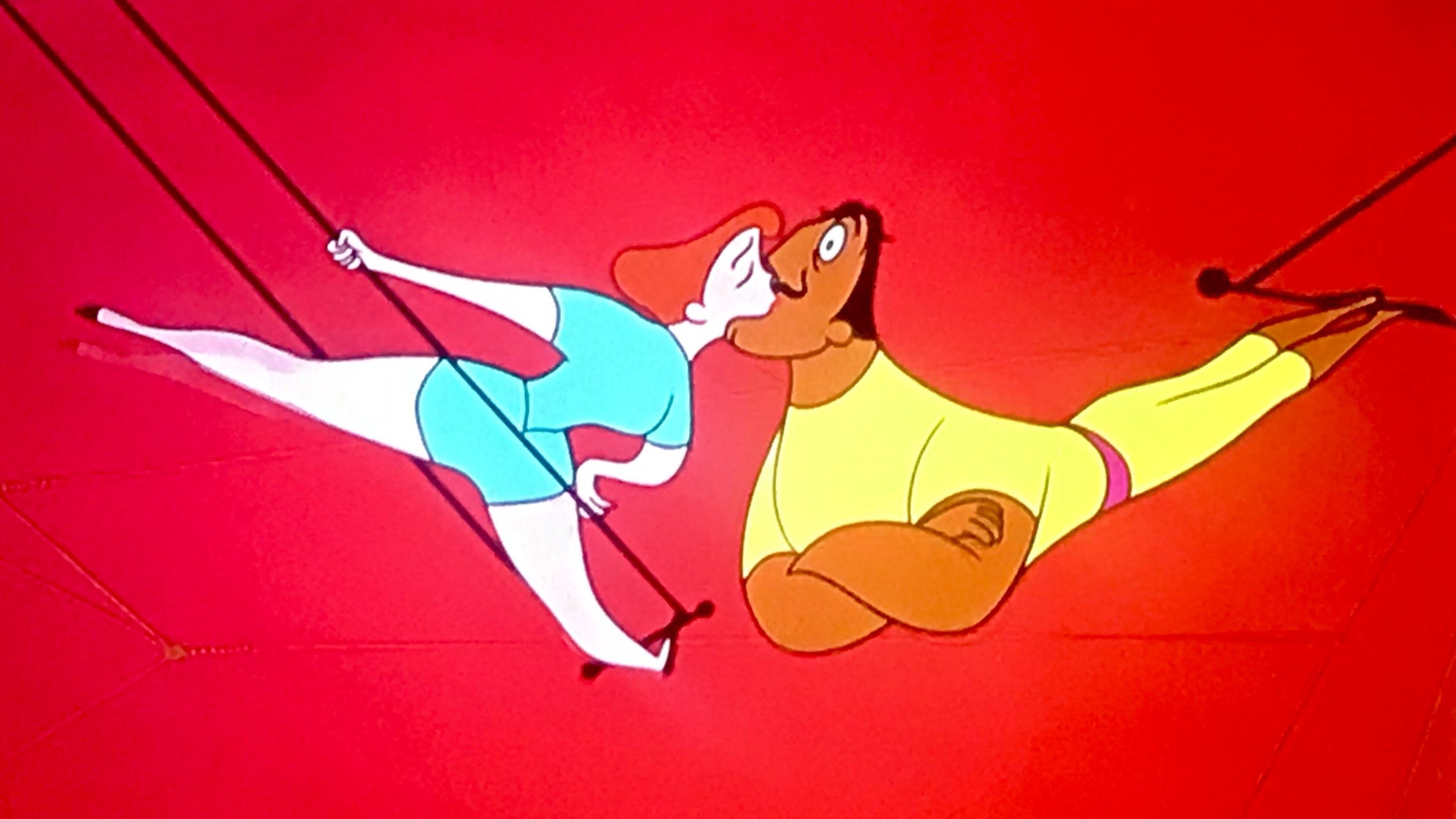 The Man on the Flying Trapeze Background
