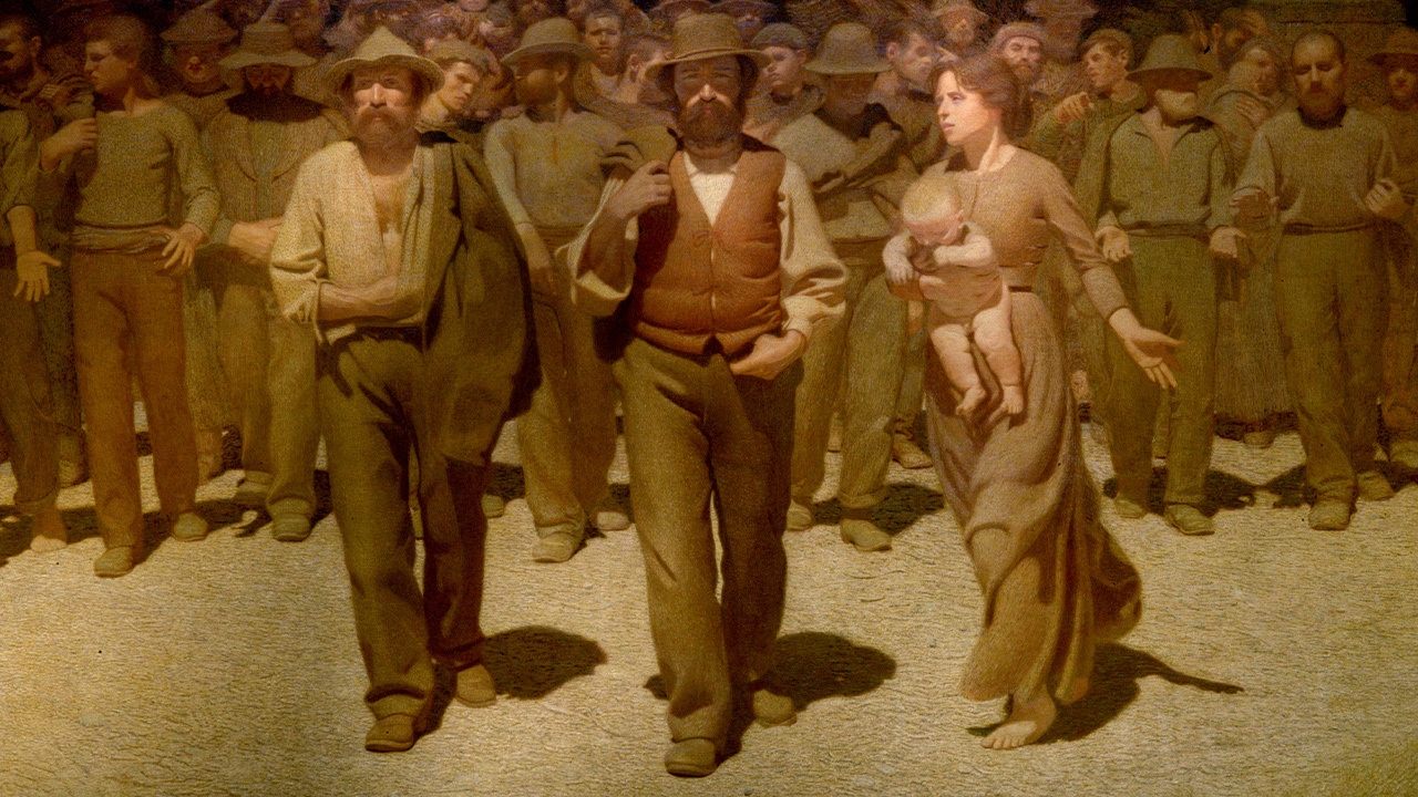 Pellizza pittore da Volpedo Background