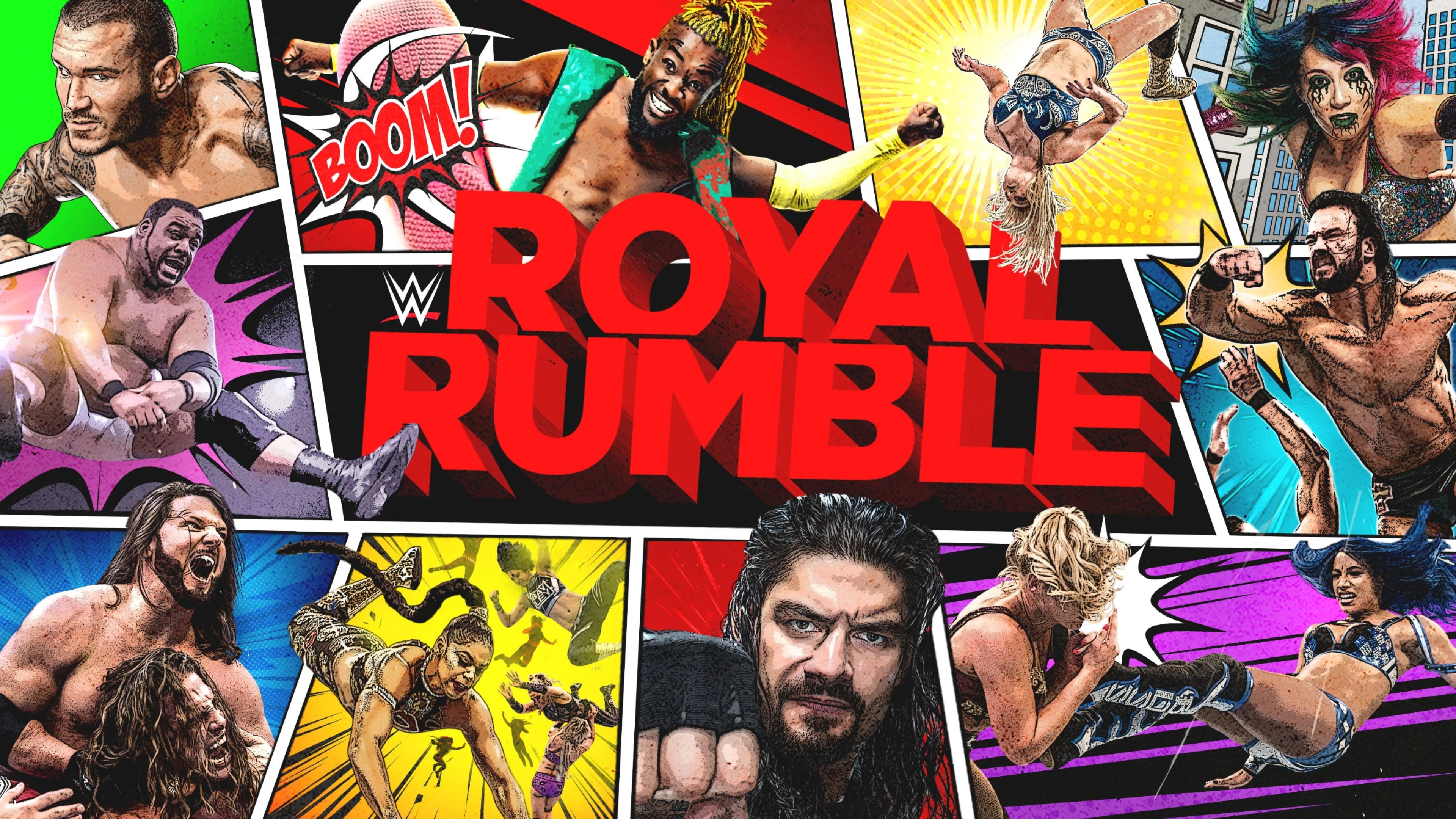WWE Royal Rumble 2021 Background
