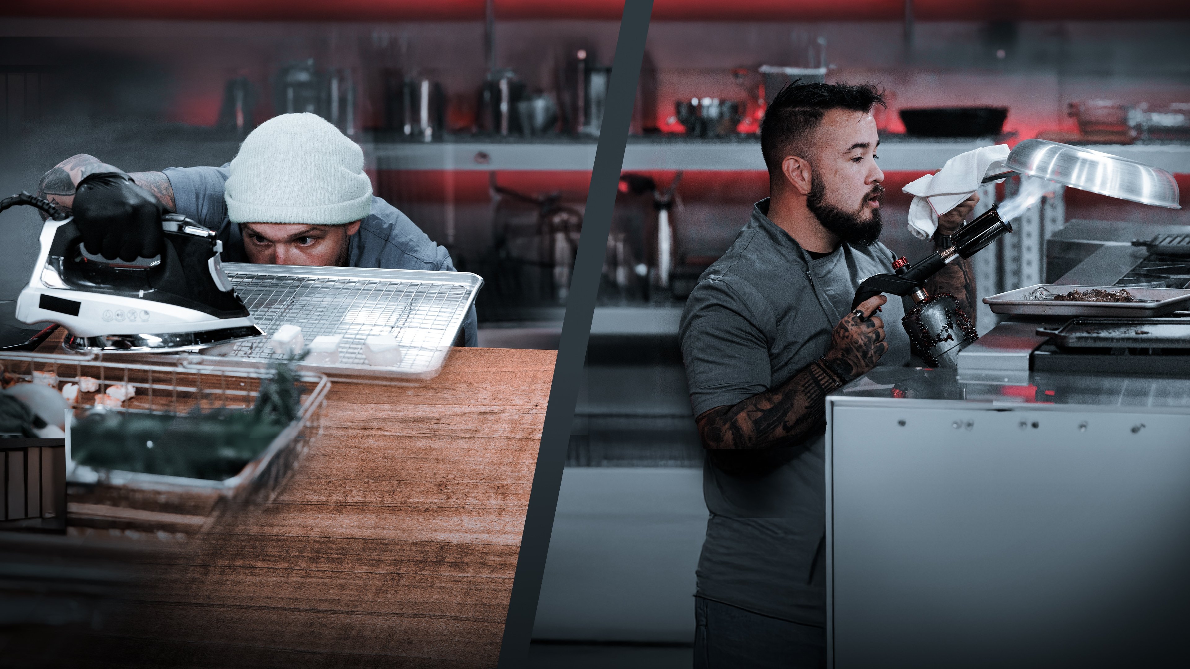 Cutthroat Kitchen: Knives Out Background
