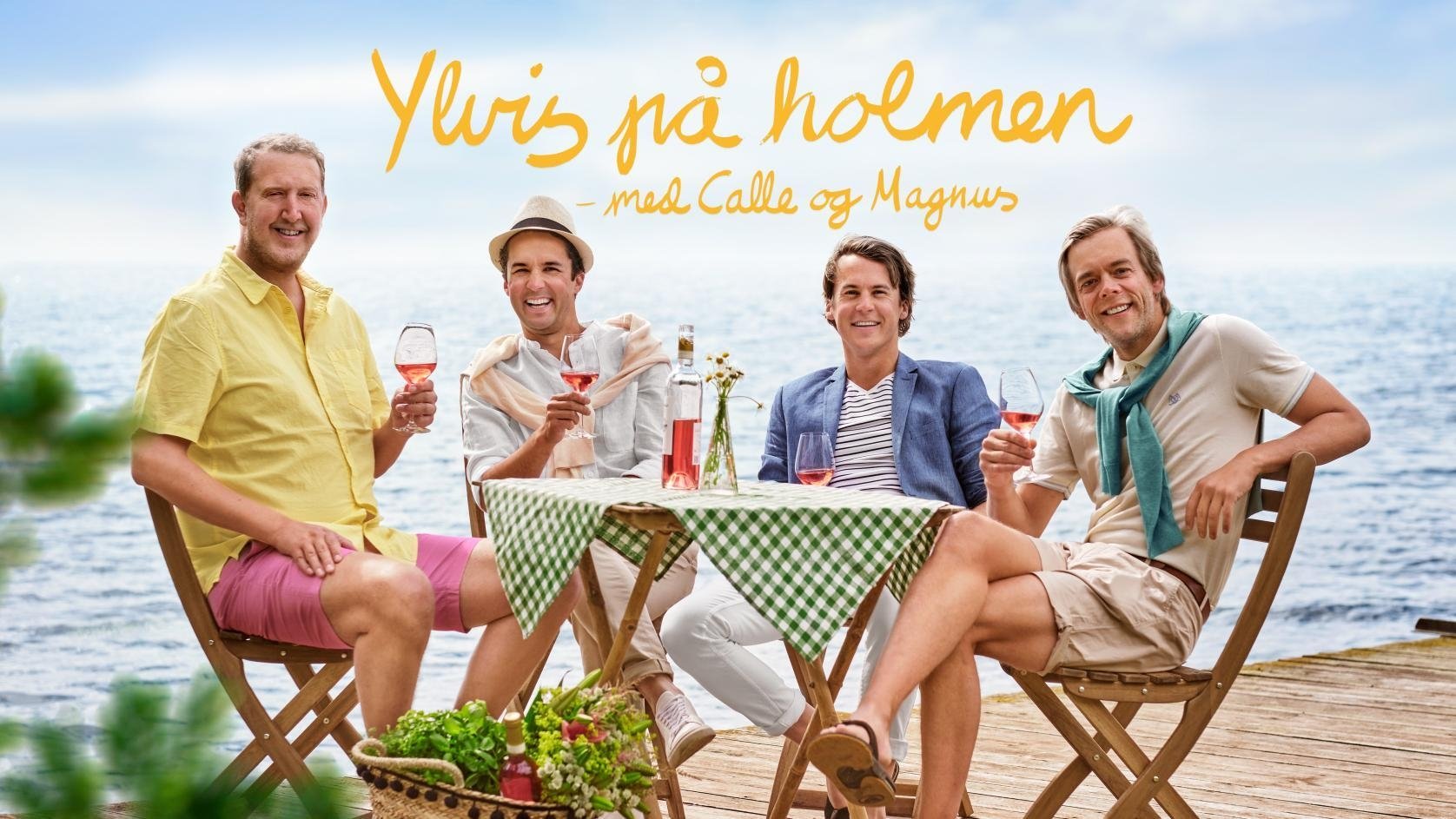 Ylvis på holmen med Calle og Magnus Background