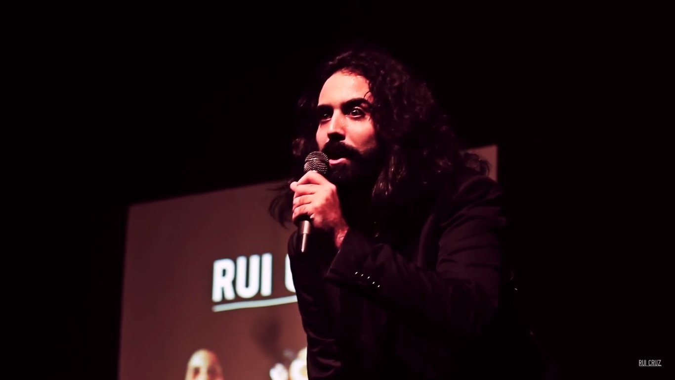 Rui Cruz: Cego, Surdo e Mudo Background