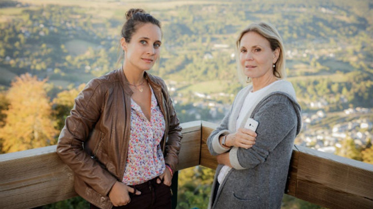 Murder In The Auvergne Mountains Background