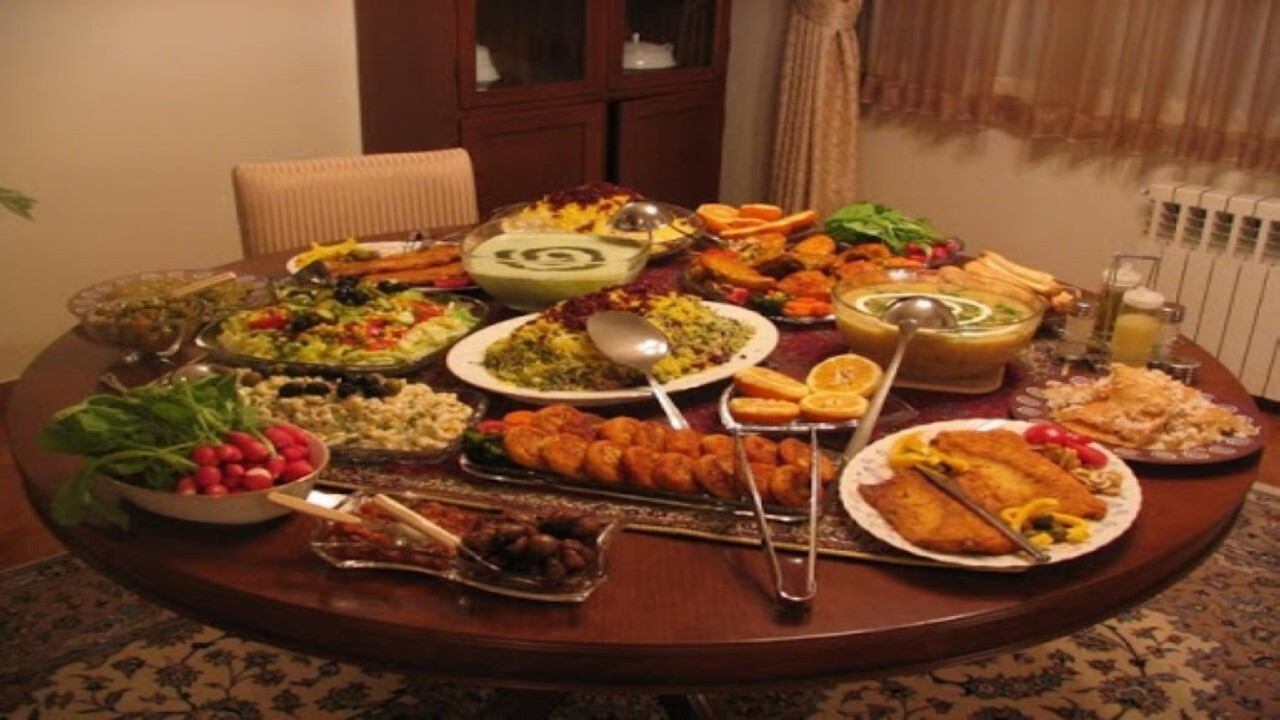 Iranian Dinner 3 Background