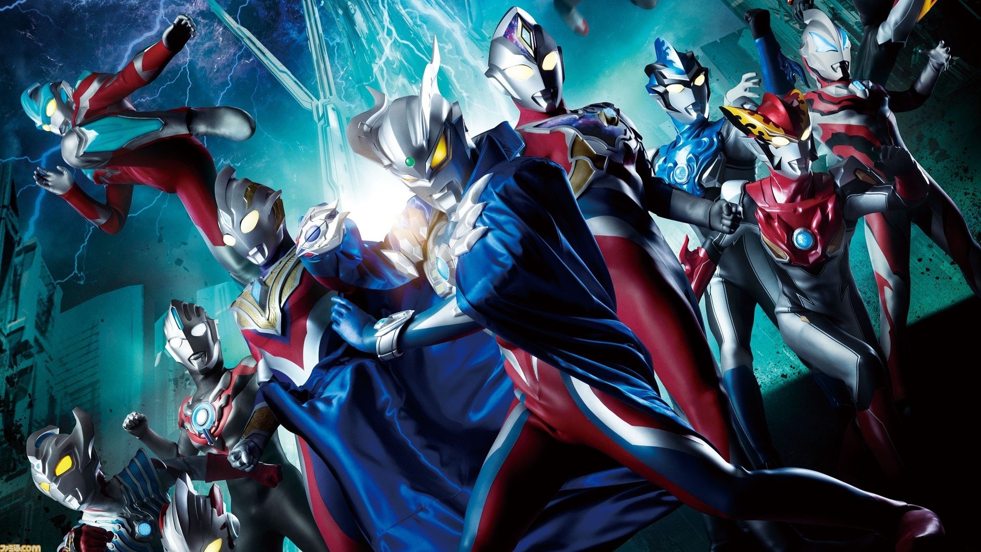 Ultraman New Generation Stars Background