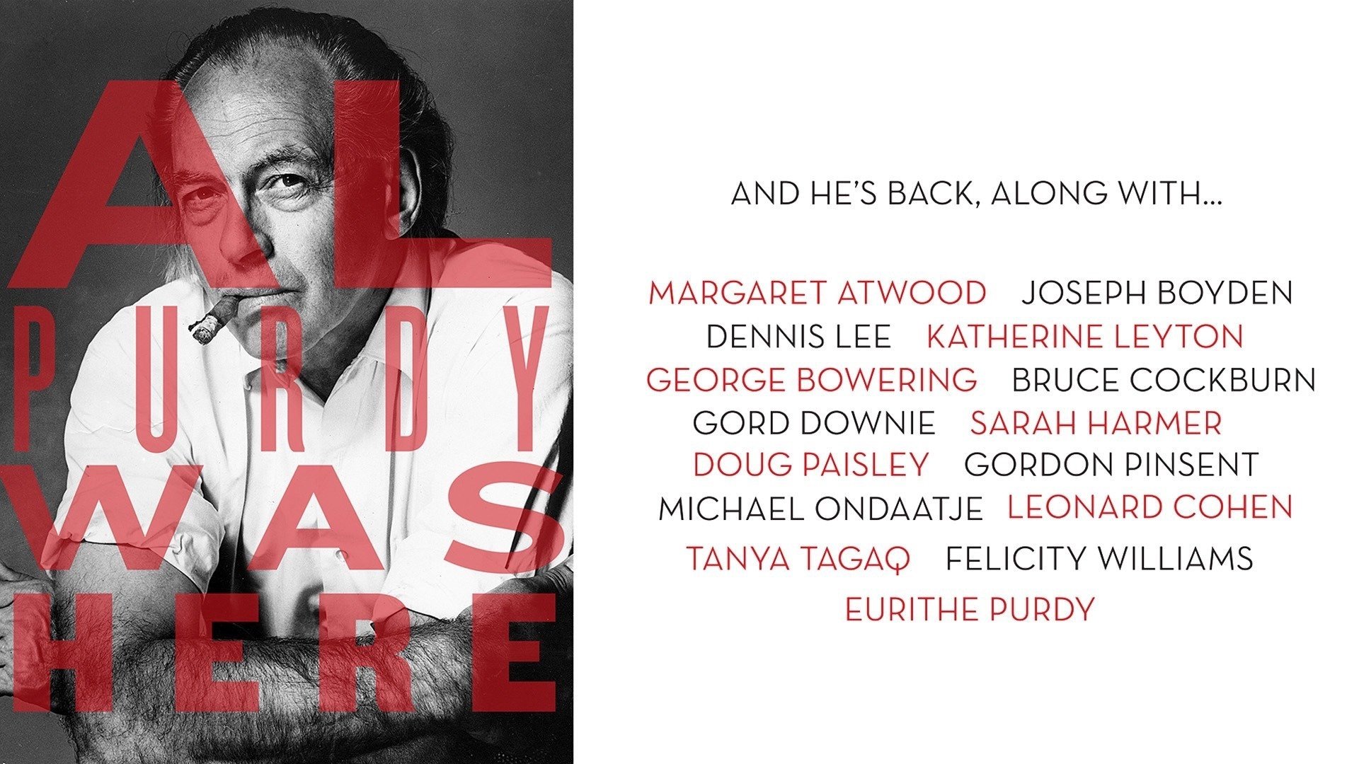 Al Purdy Was Here Background