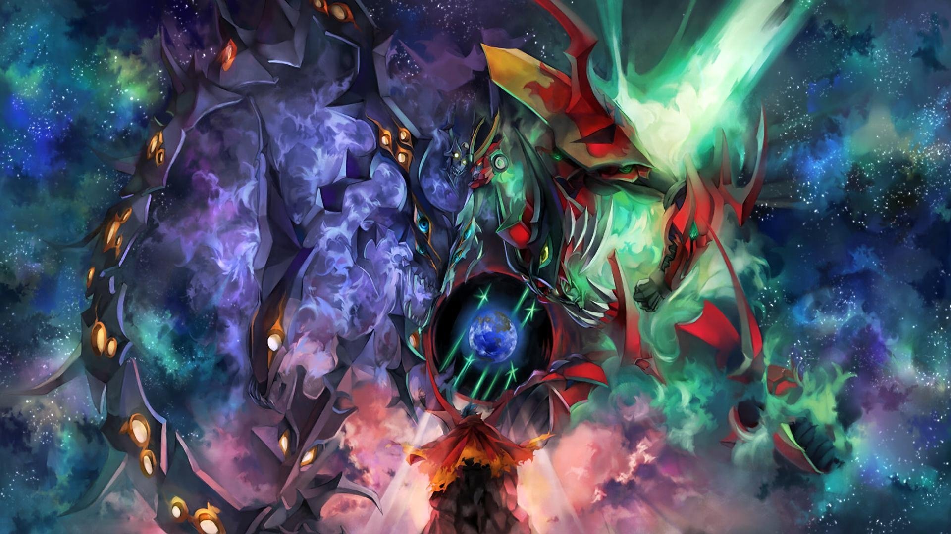 Gurren Lagann the Movie: The Lights in the Sky Are Stars Background