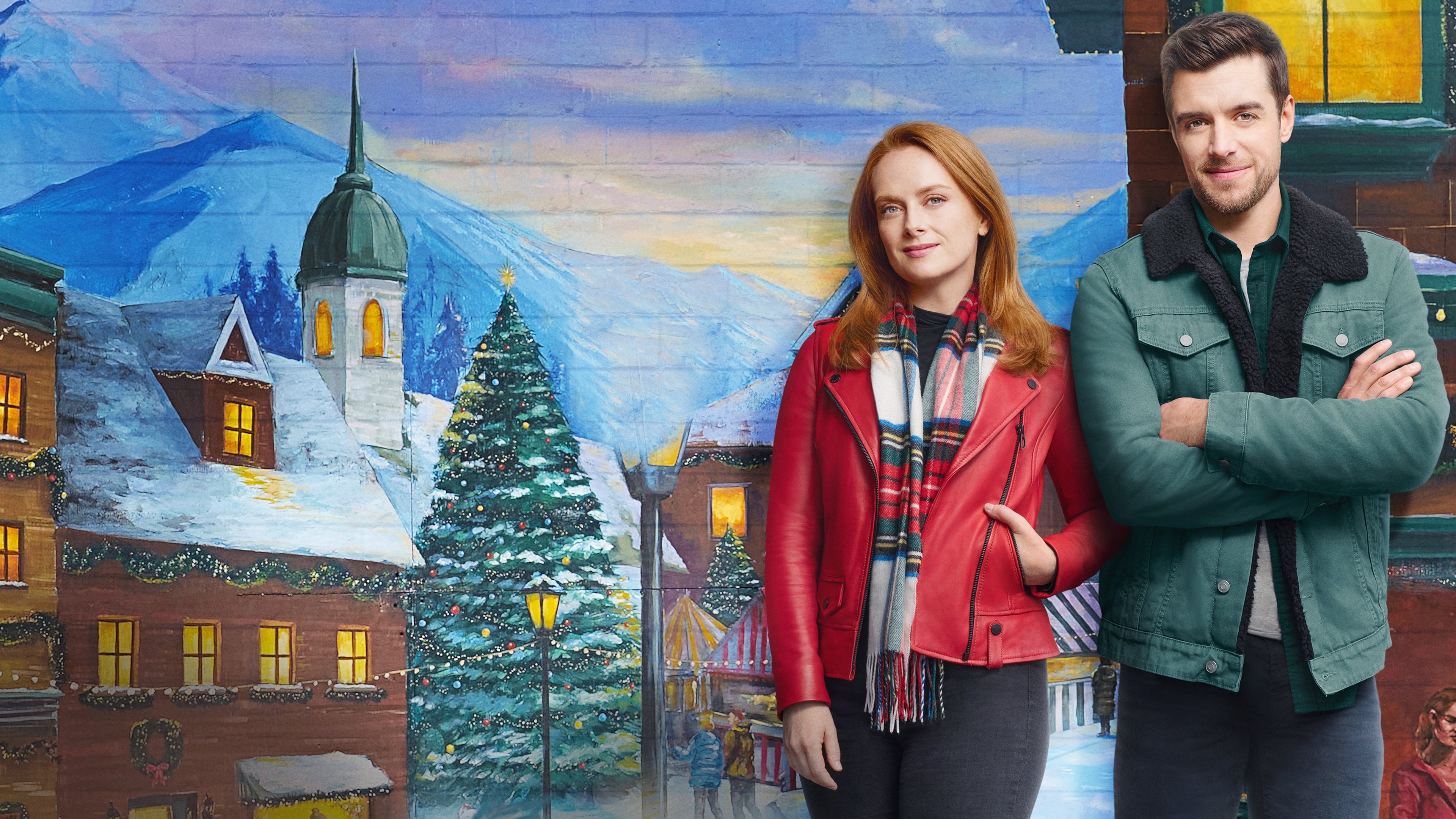 Our Christmas Mural Background