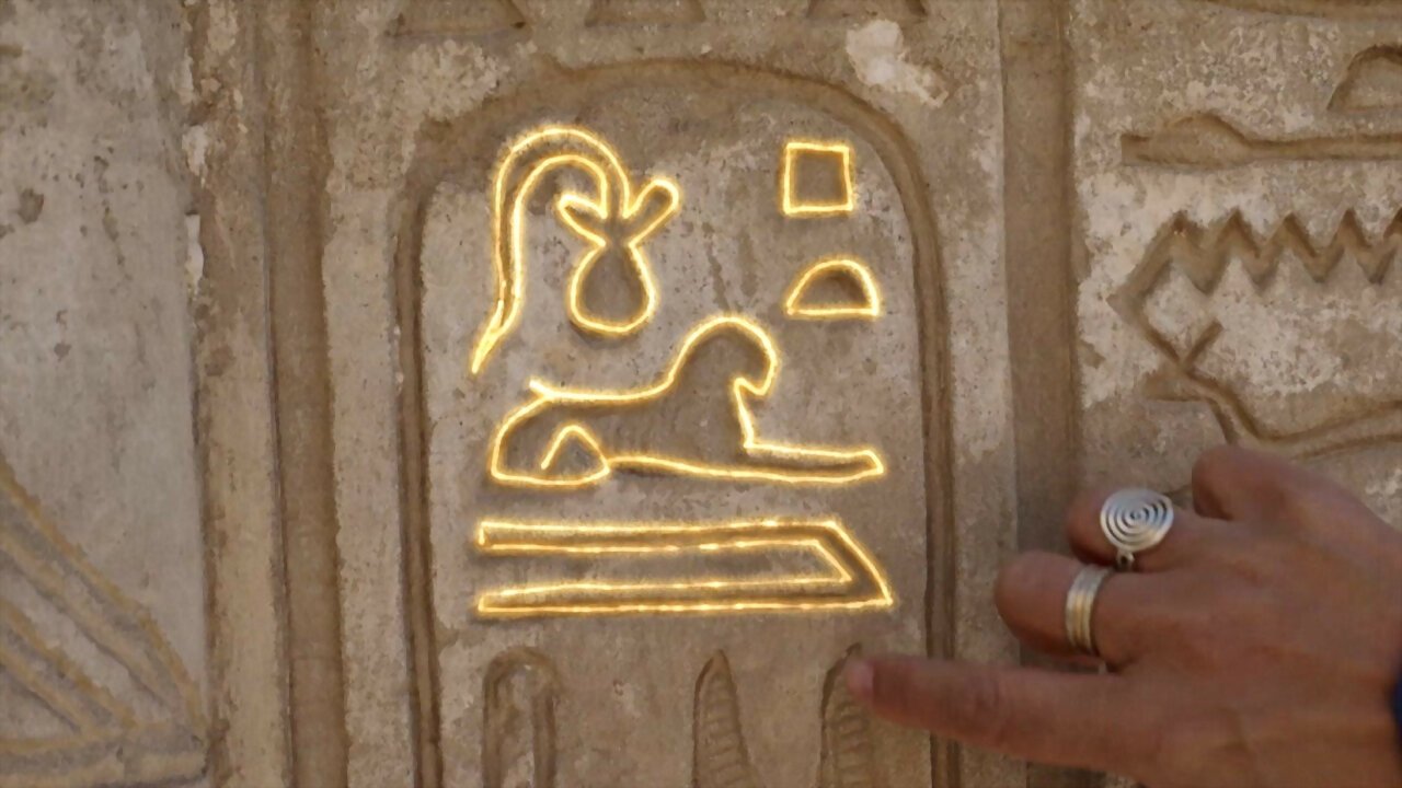 The Latest Secrets of Hieroglyphs Background