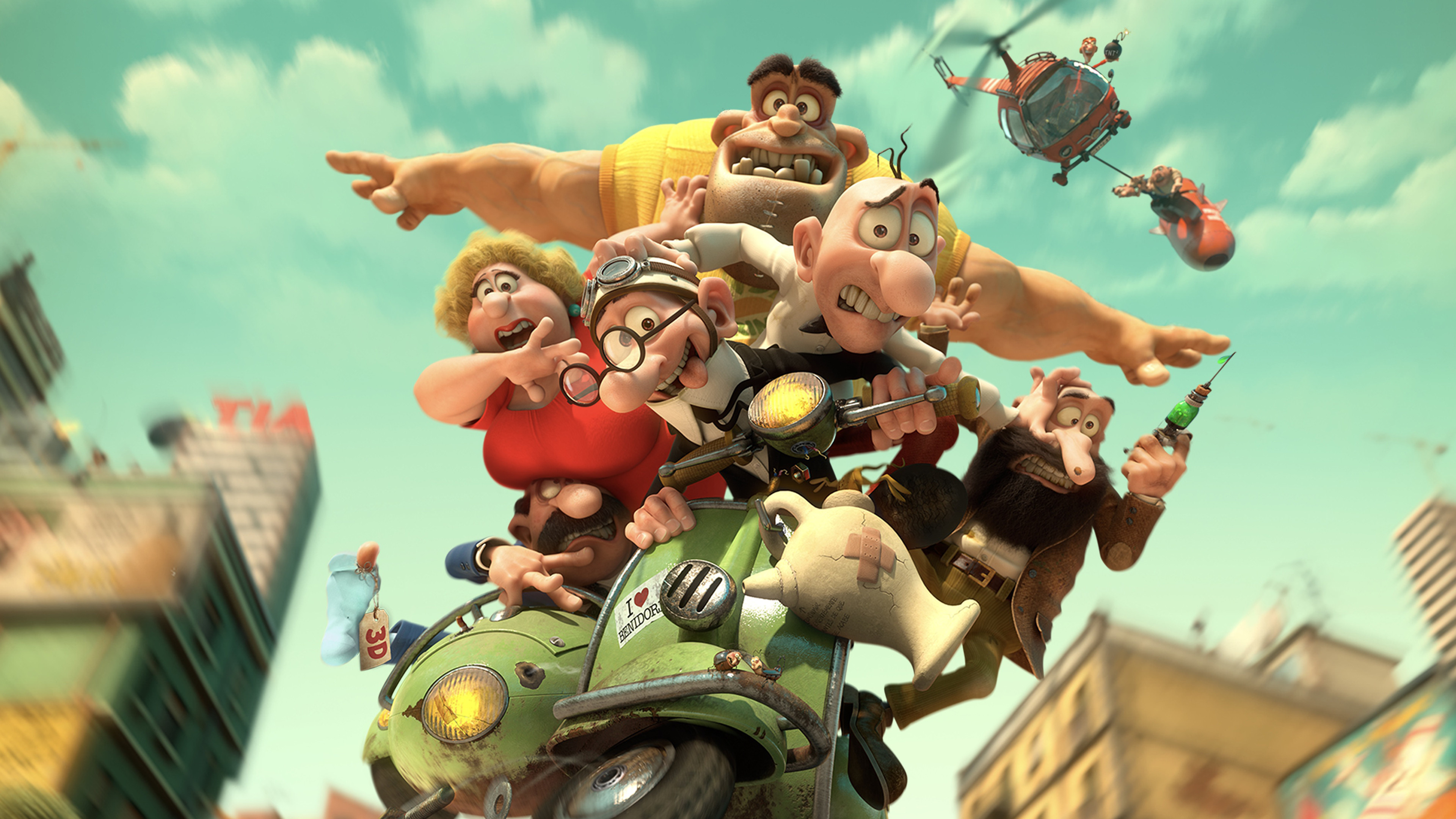 Mortadelo y Filemón contra Jimmy el Cachondo Background