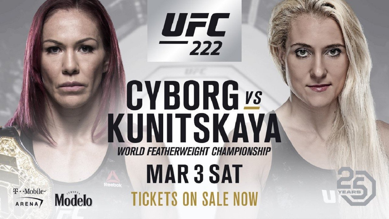 UFC 222: Cyborg vs. Kunitskaya Background