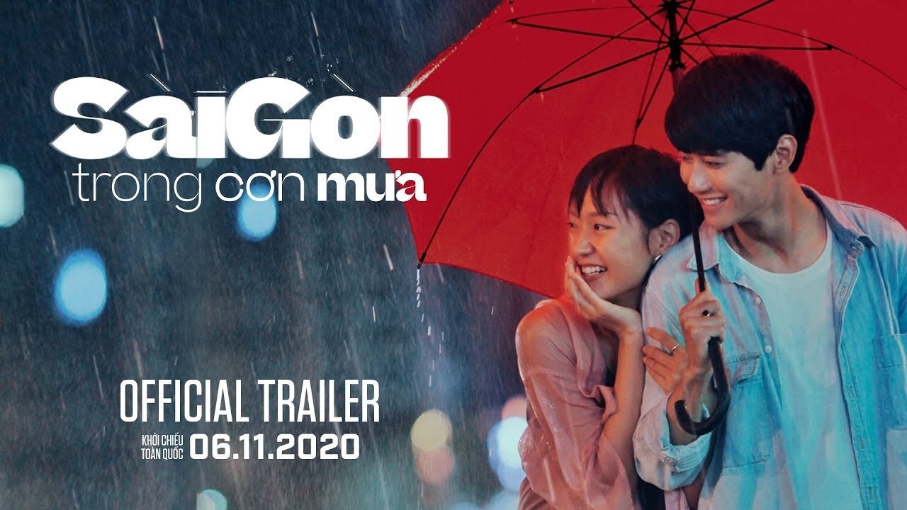 Sai Gon in the Rain Background