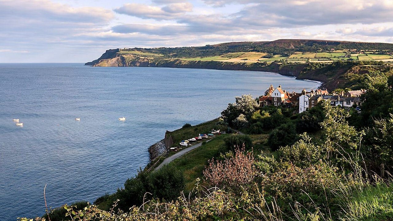 Villages by the Sea Background