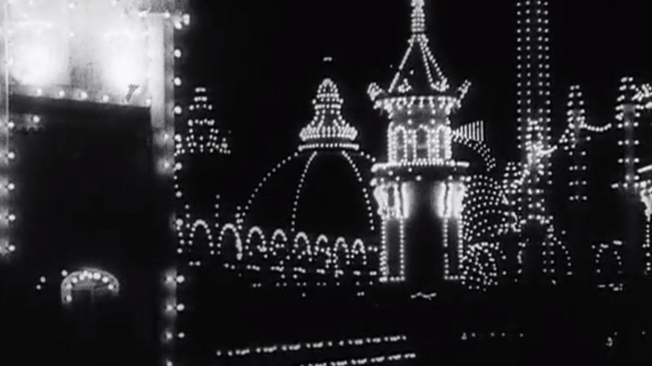 Coney Island at Night Background