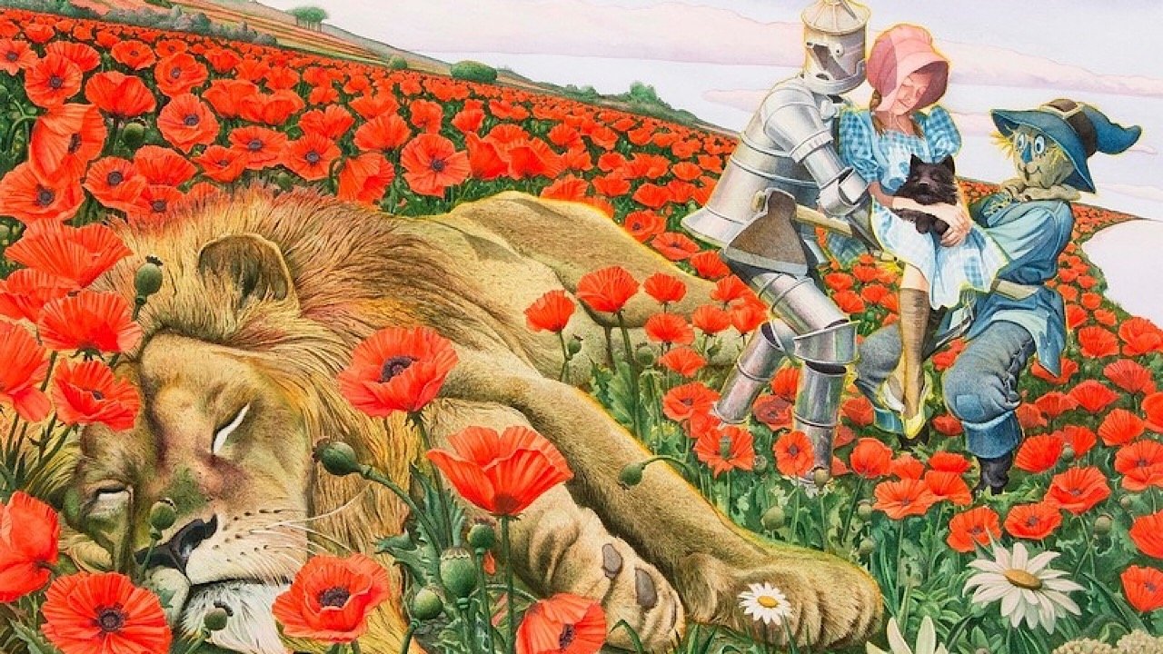Charles Santore Illustrates The Wizard of Oz Background