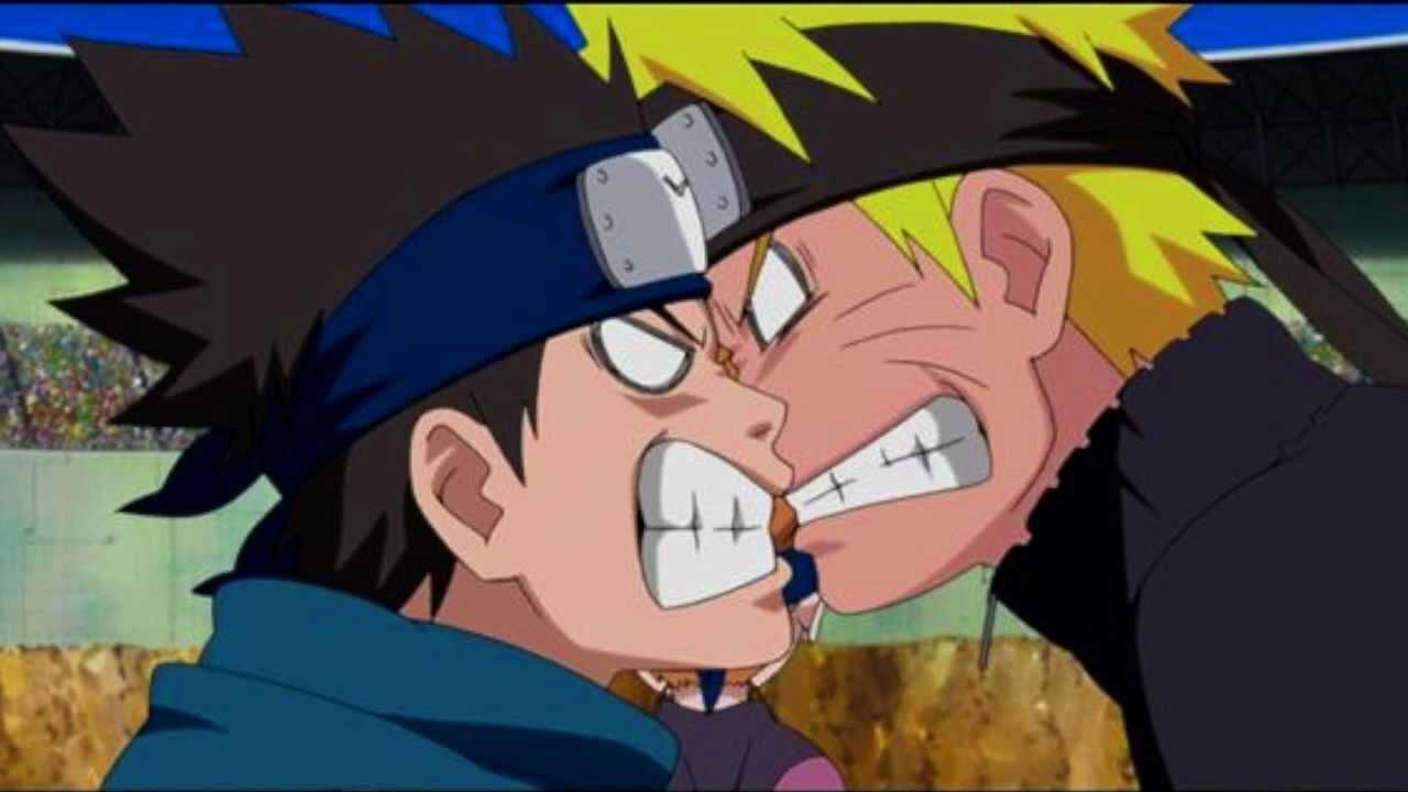 Naruto OVA 9: Chunin Exam on Fire! and Naruto vs. Konohamaru! Background