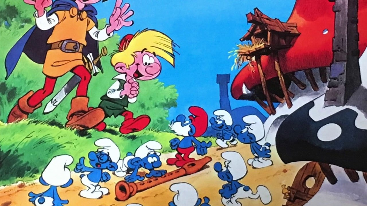 The Smurfs and the Magic Flute Background
