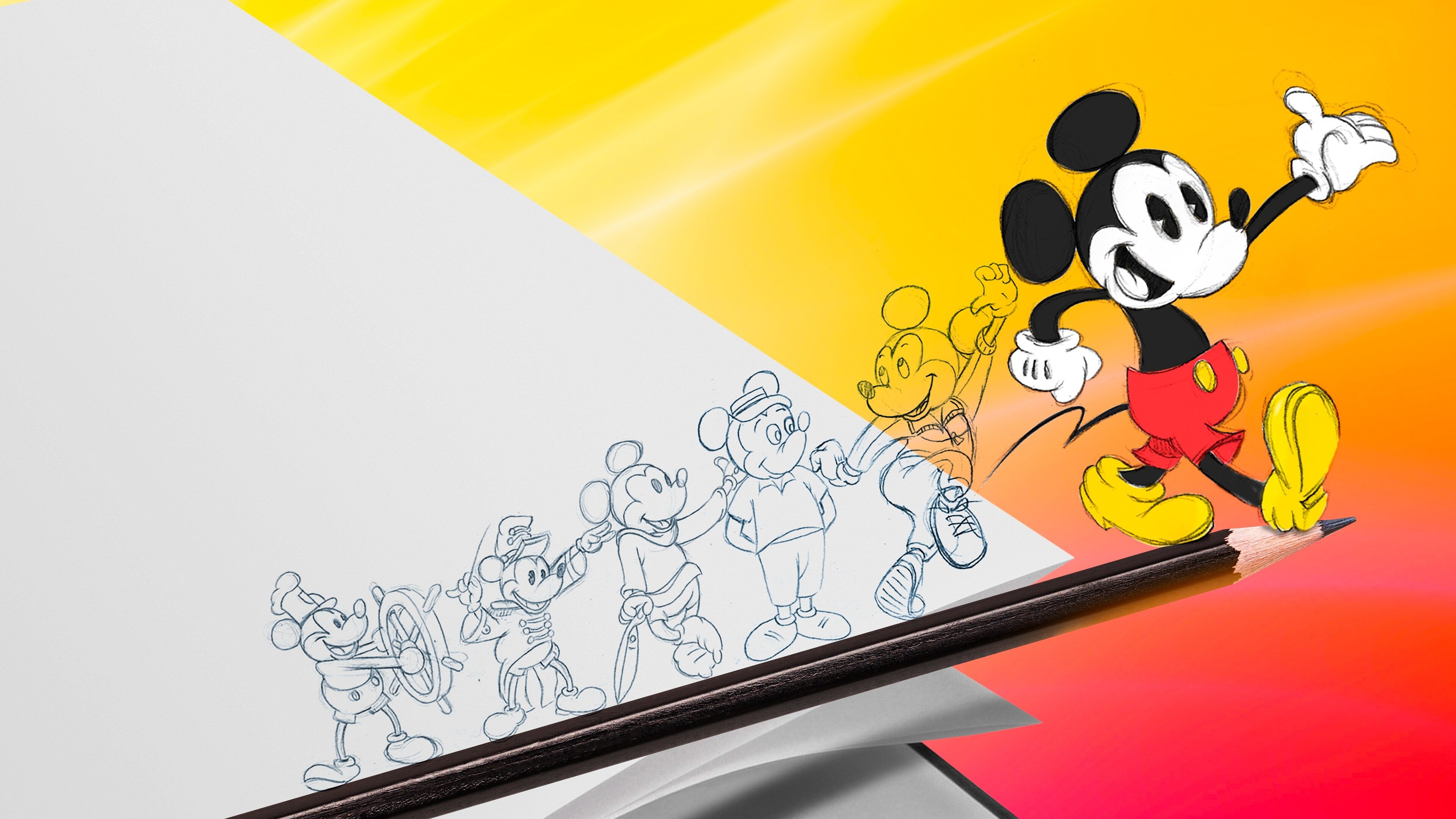 Celebrating Mickey Background