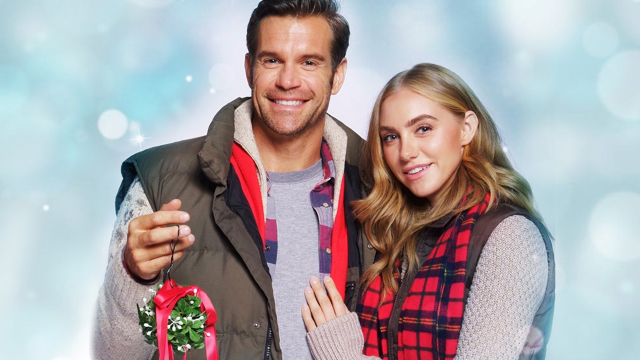 Mistletoe Magic Background