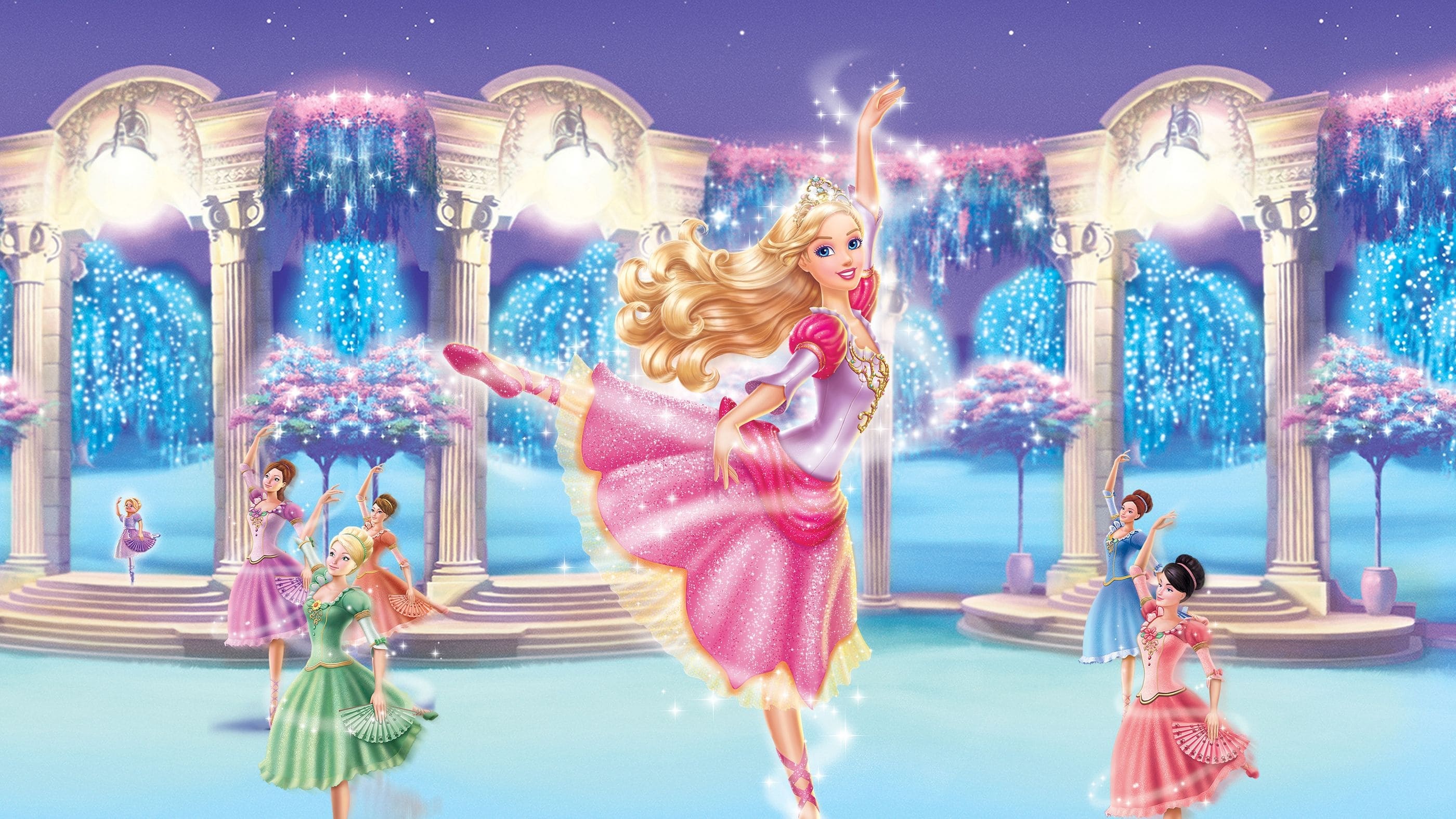 Barbie in the 12 Dancing Princesses Background