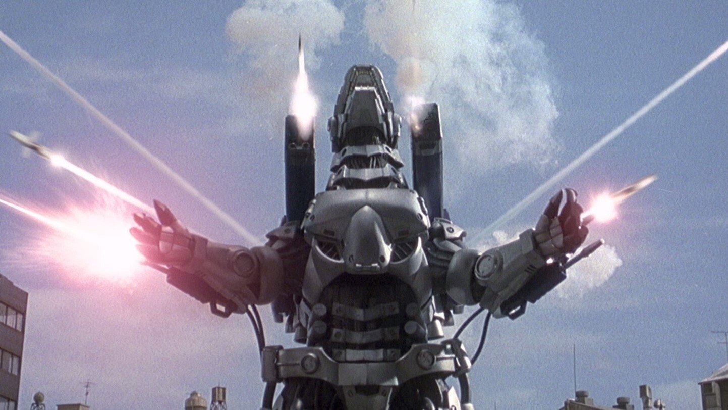 Godzilla Against MechaGodzilla Background