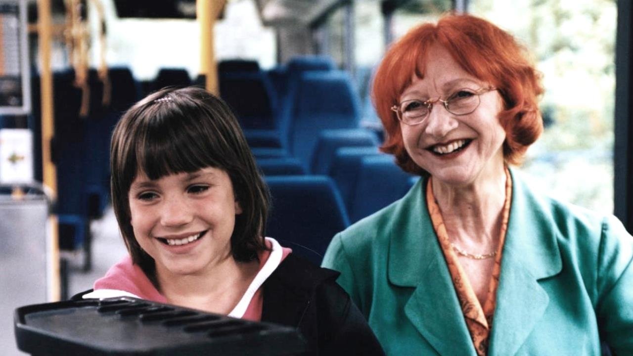 The Flying Granny Background